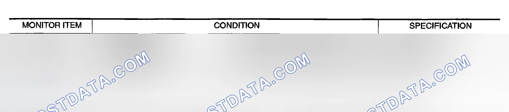 Scheme 912: CONSULT-II Reference Value in Data Monitor Mode