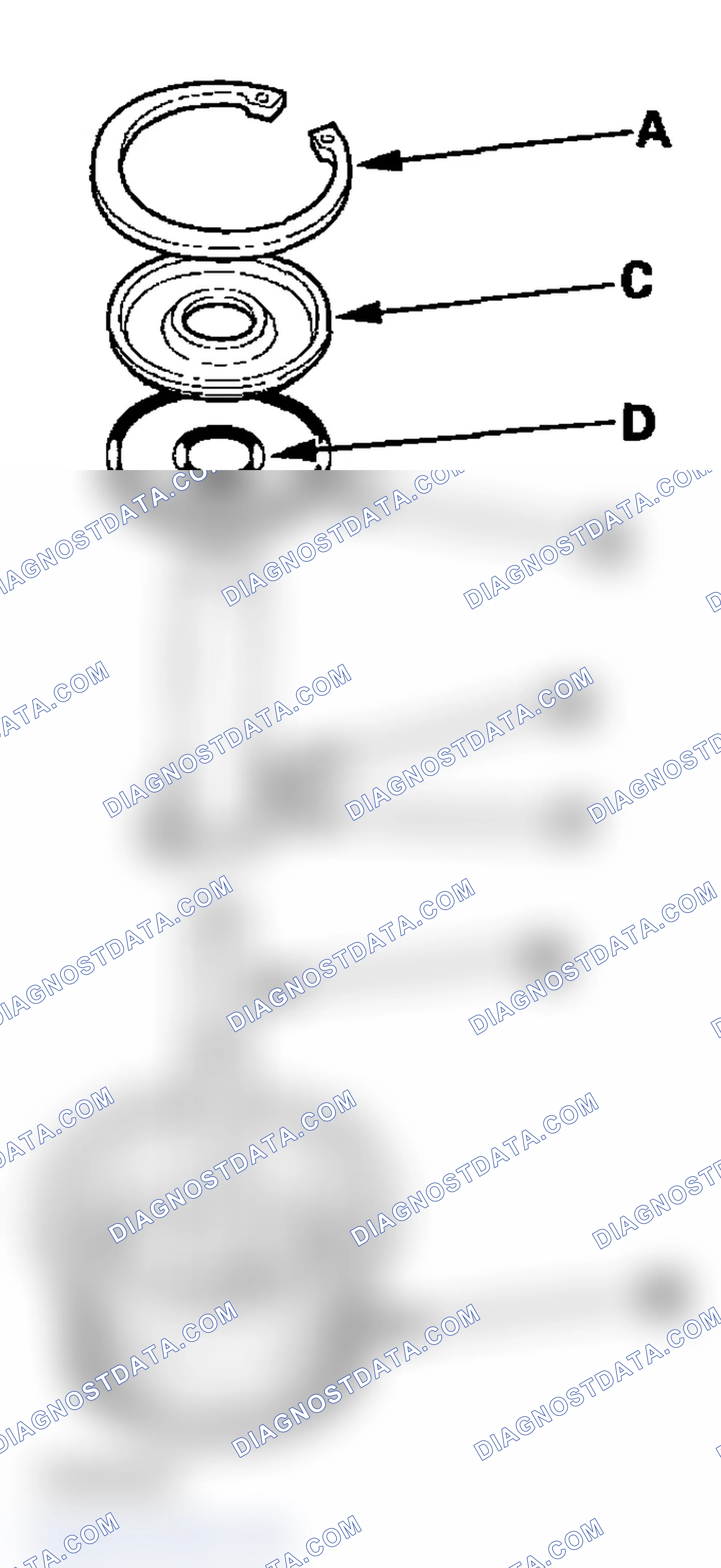 Scheme 427: Secondary Shaft ATF Feed Pipe Cap, Feed Pipe Replacement