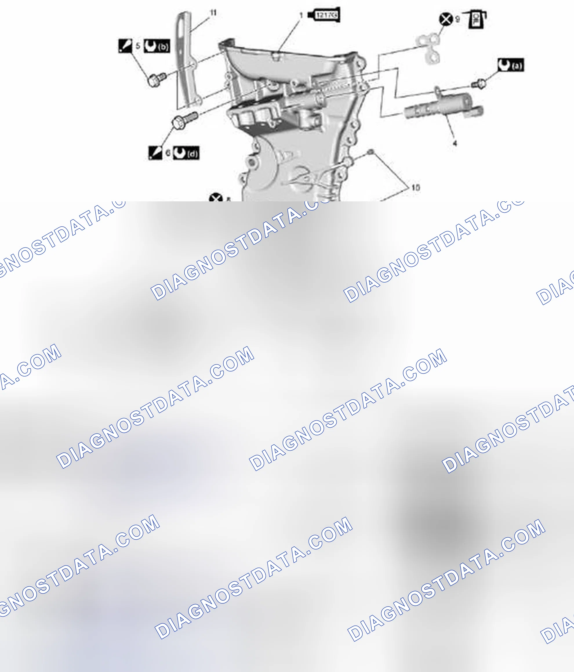 Scheme 178: Timing Chain Cover Components