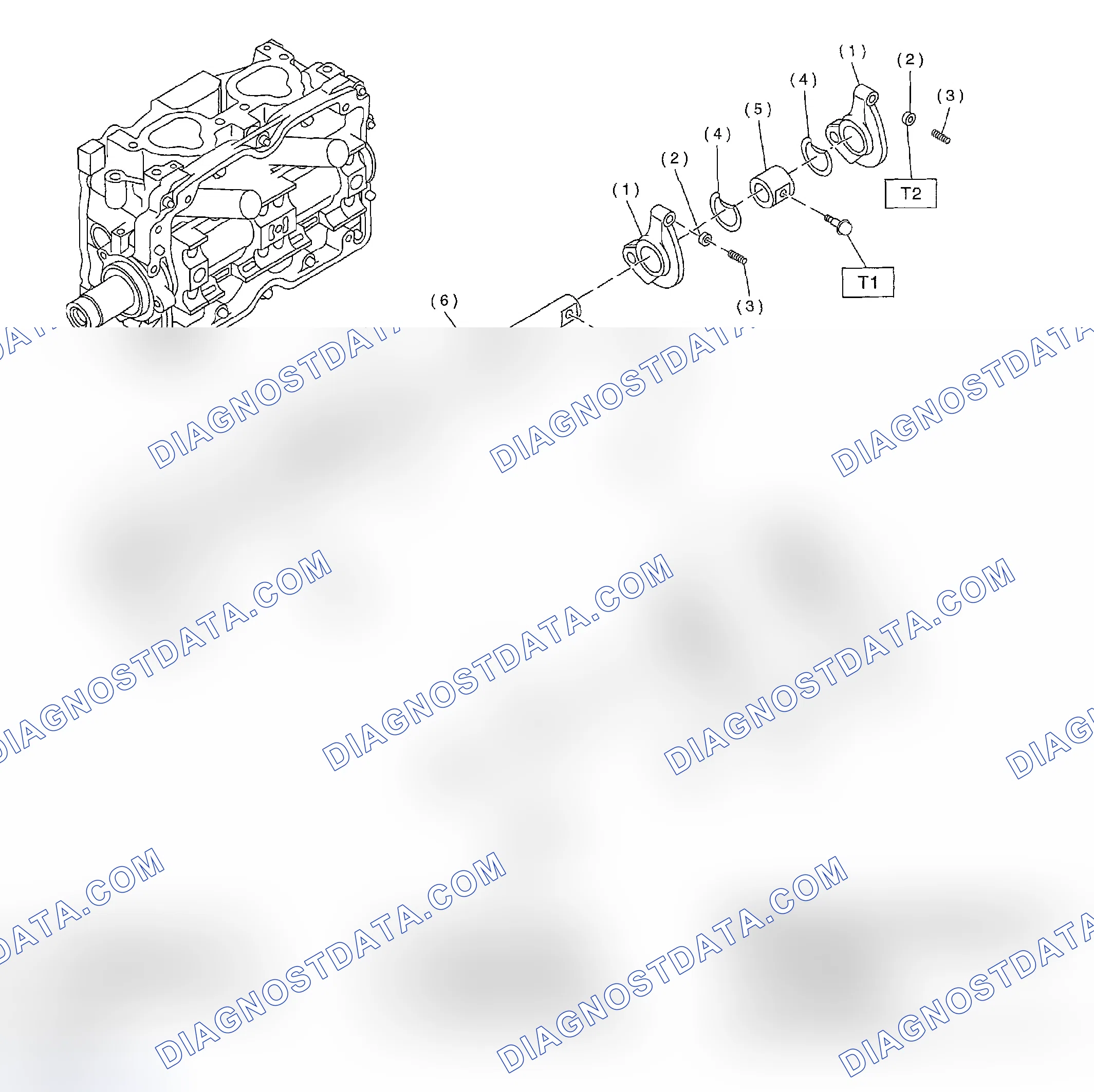 Scheme 237: VALVE ROCKER ASSEMBLY