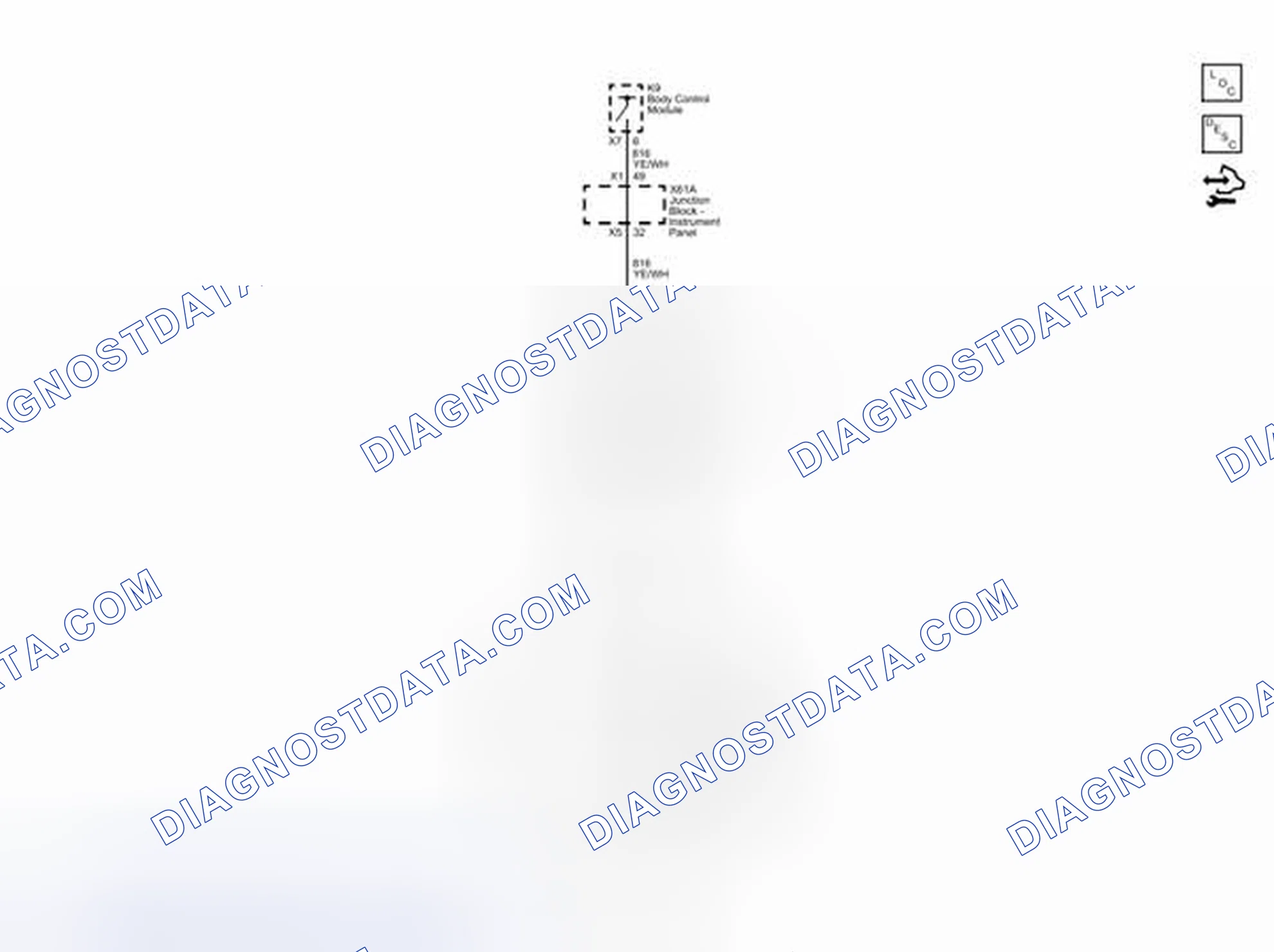 Scheme 57: Shift Lock Control (MW7, MYC, MYD) Wiring Schematics