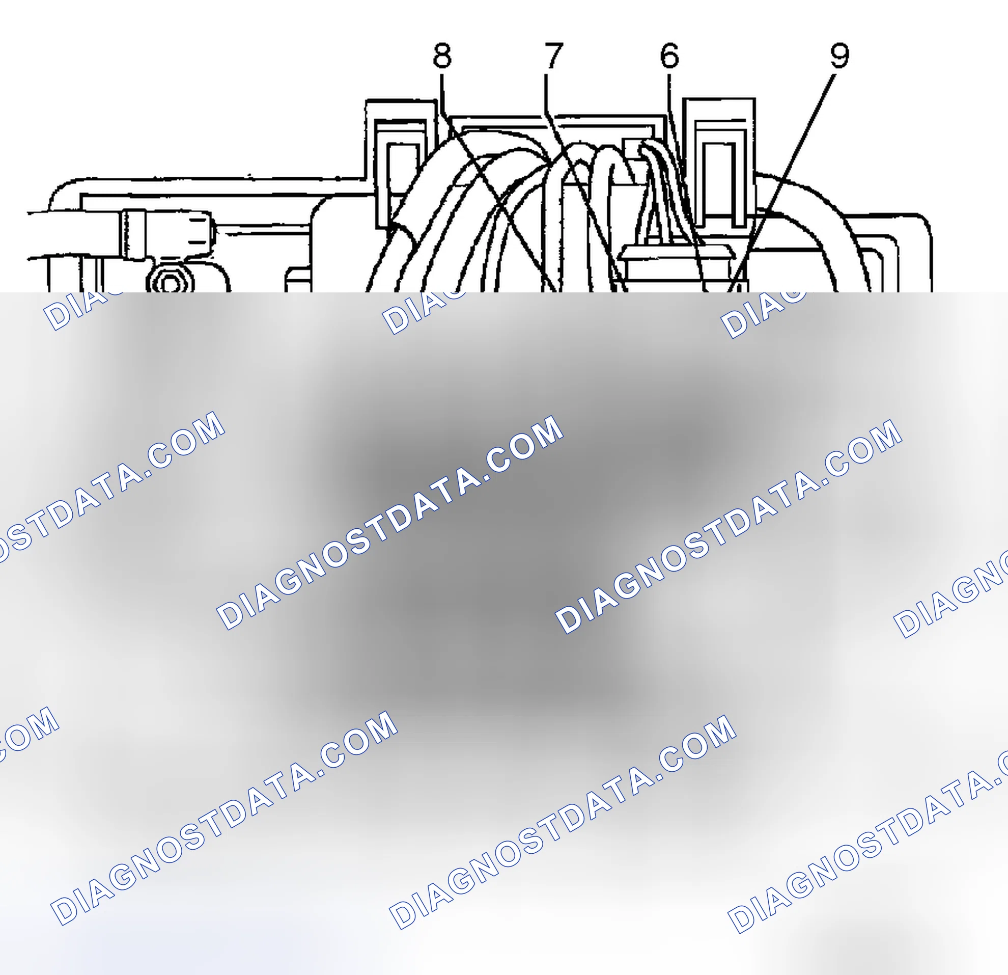Scheme 20: FUSE ARRANGEMENTS ON FUSE BRACKET/BATTERY - ENGINE COMPARTMENT