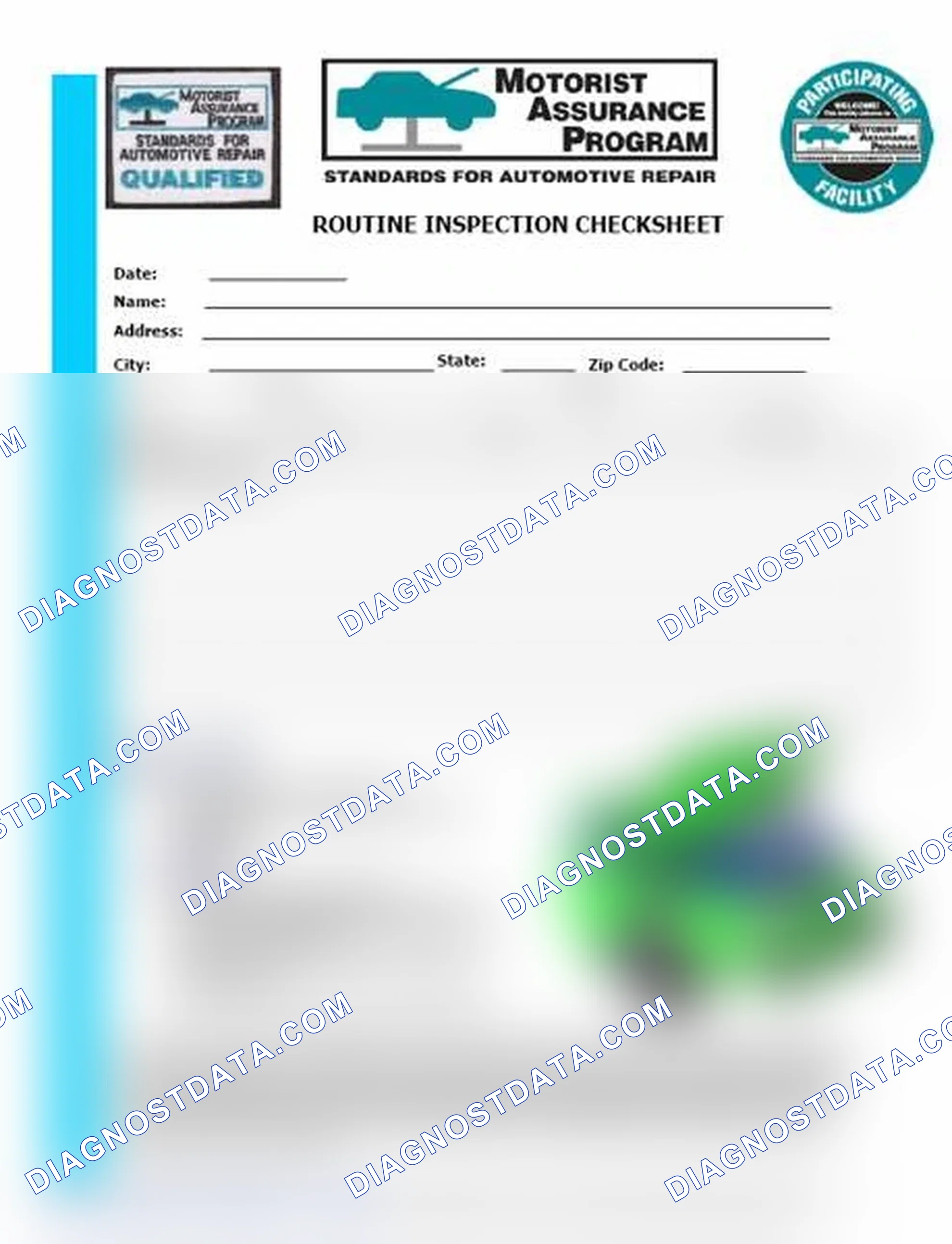 Scheme 26: Routine Inspection Checksheet (1 Of 2)