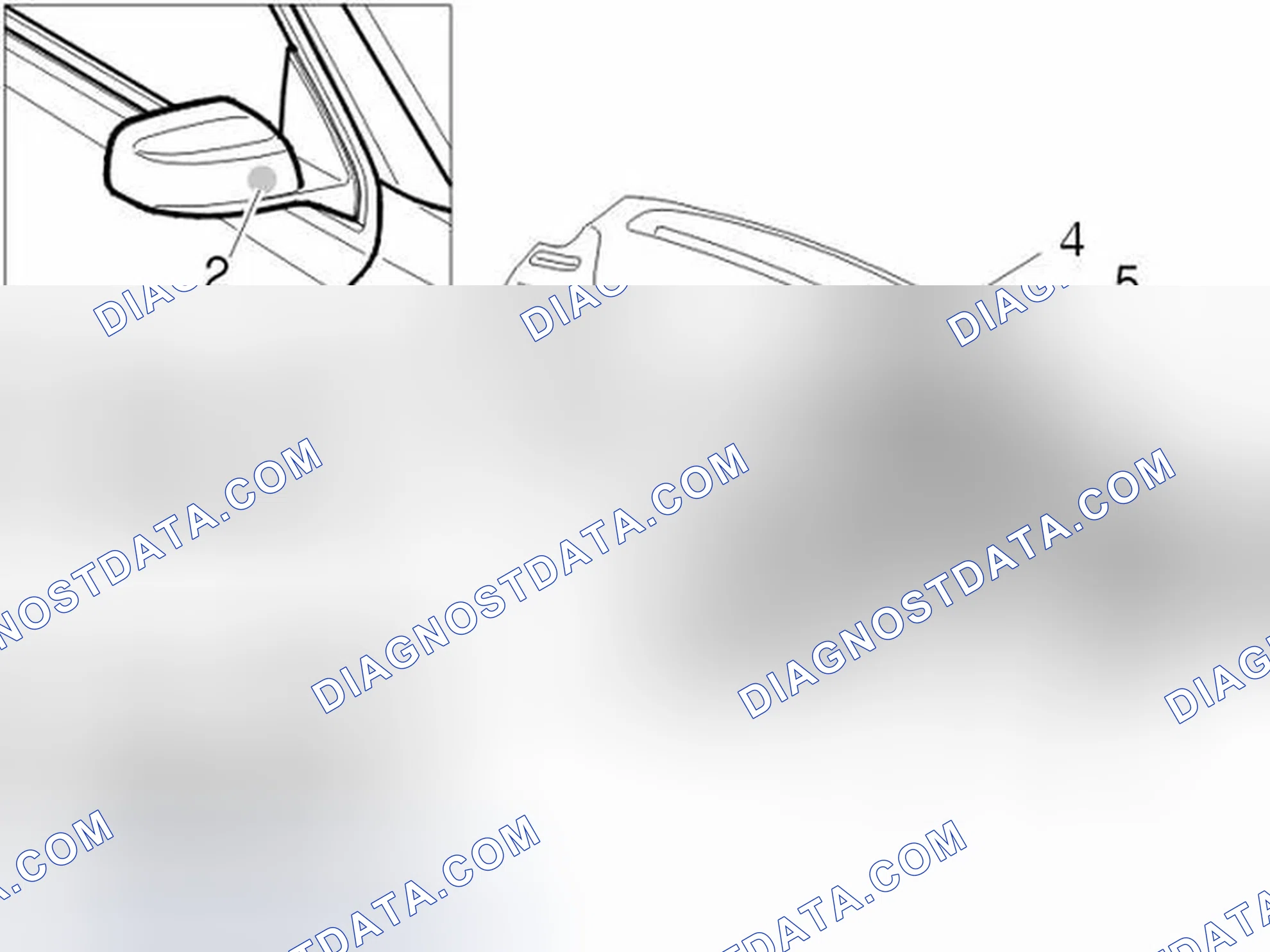 Scheme 34: Passenger Compartment/Door Mirror
