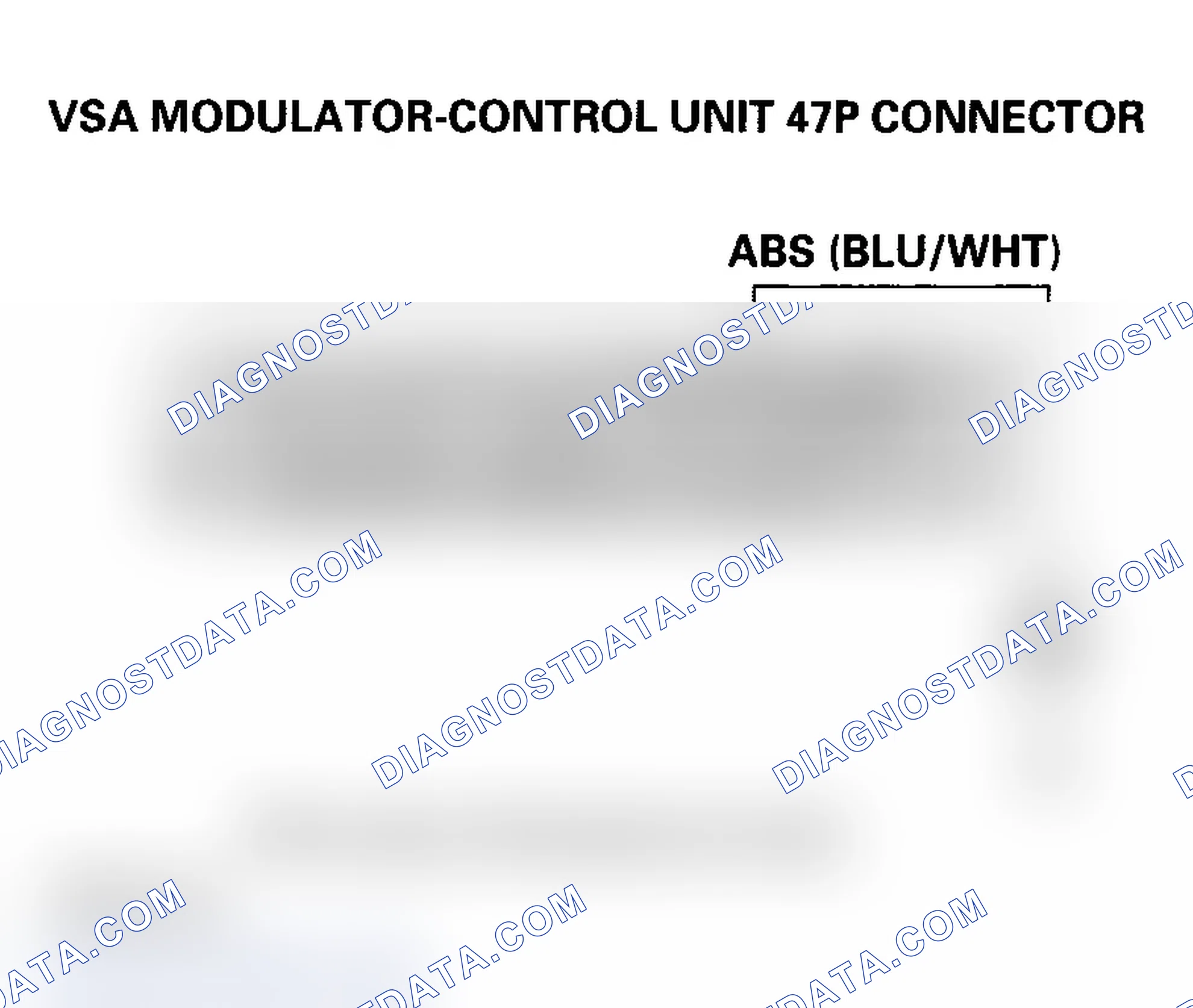 Scheme 64: ABS indicator does not come on