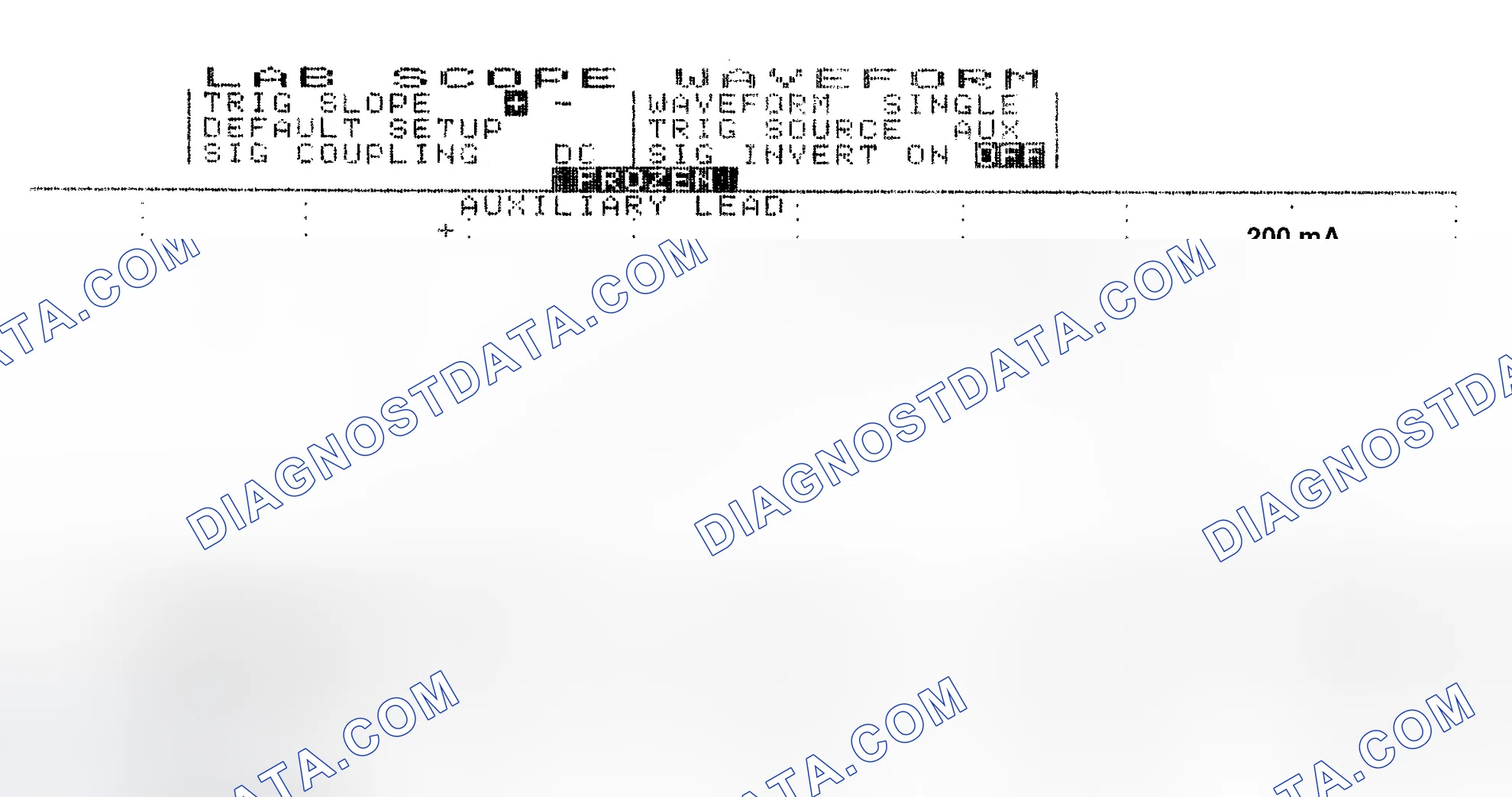 Scheme 13: Single Injector w/Normal Current Flow - Current Pattern
