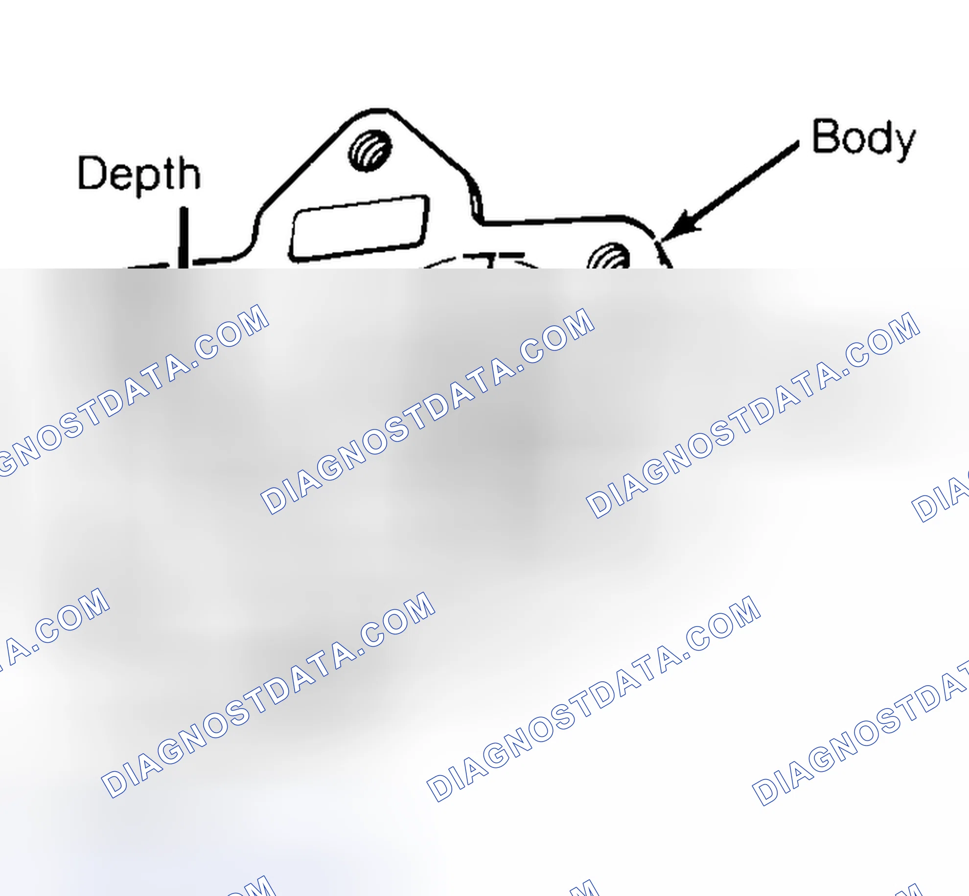 Scheme 35: Measuring Oil Pump Gear Cavity
