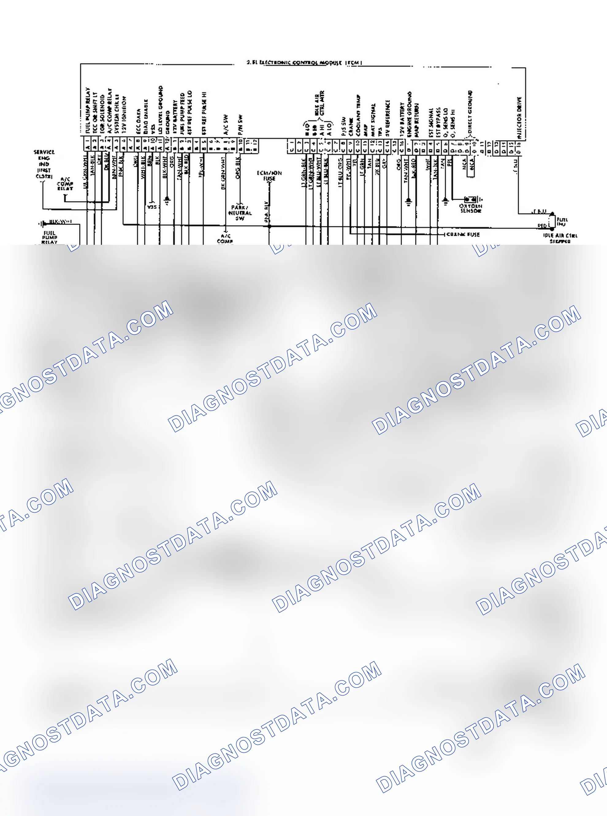 Scheme 155: "S/T" Series (2.5L) Wiring Diagram