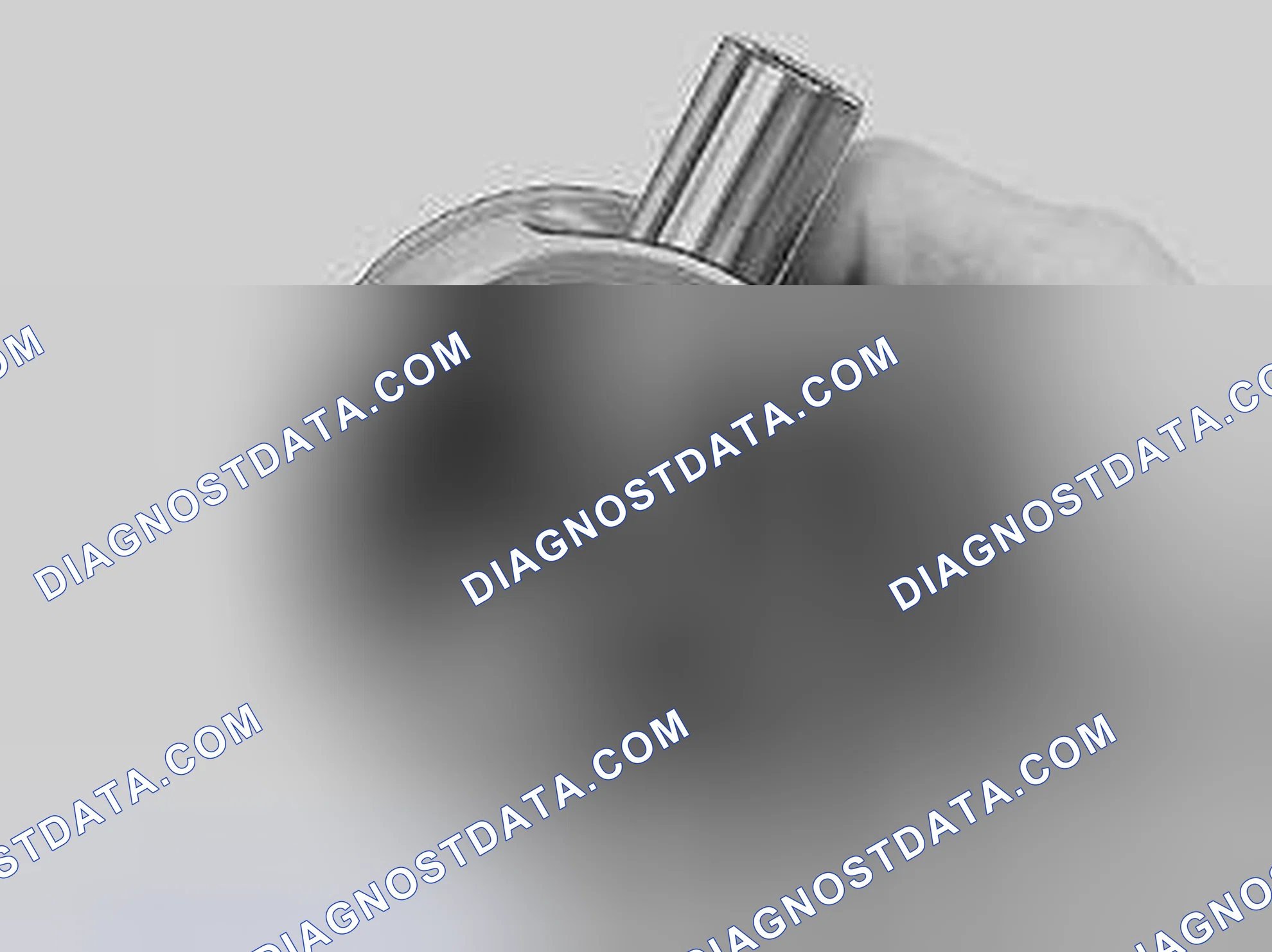 Scheme 393: Checking the alignment of the piston pins in the pistons