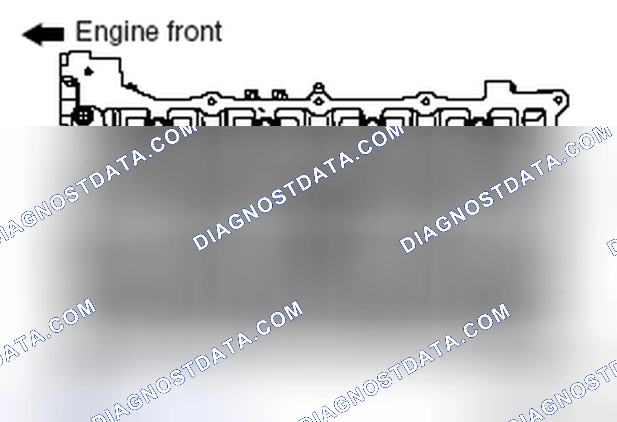 Scheme 49: B: CYLINDER HEAD BOLT AND WASHER ASSEMBLY/CYLINDER HEAD BOLT WASHER/CYLINDER HEAD BOLT INSTALLATION