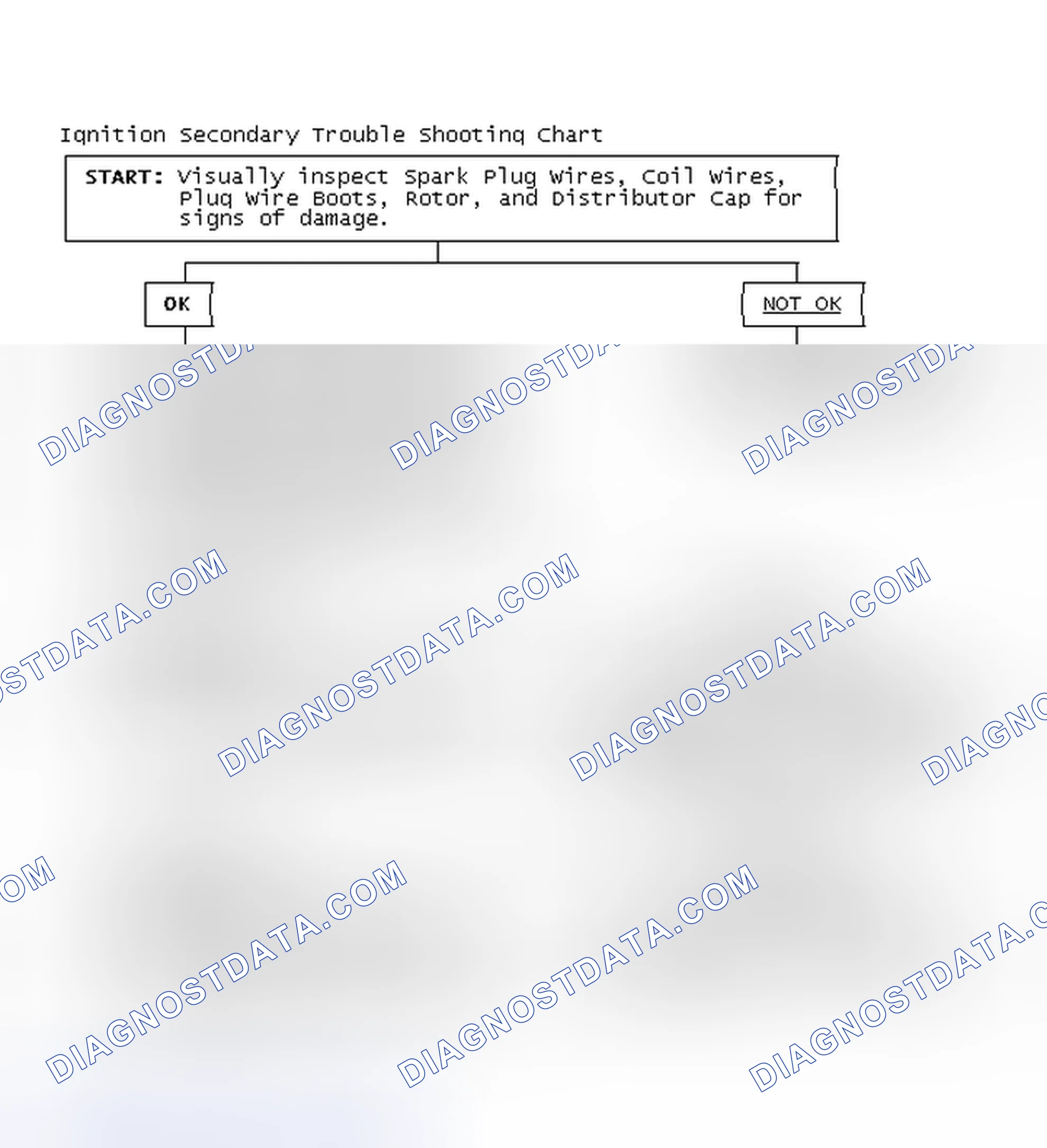 Scheme 1: Ignition Secondary Trouble Shooting Chart
