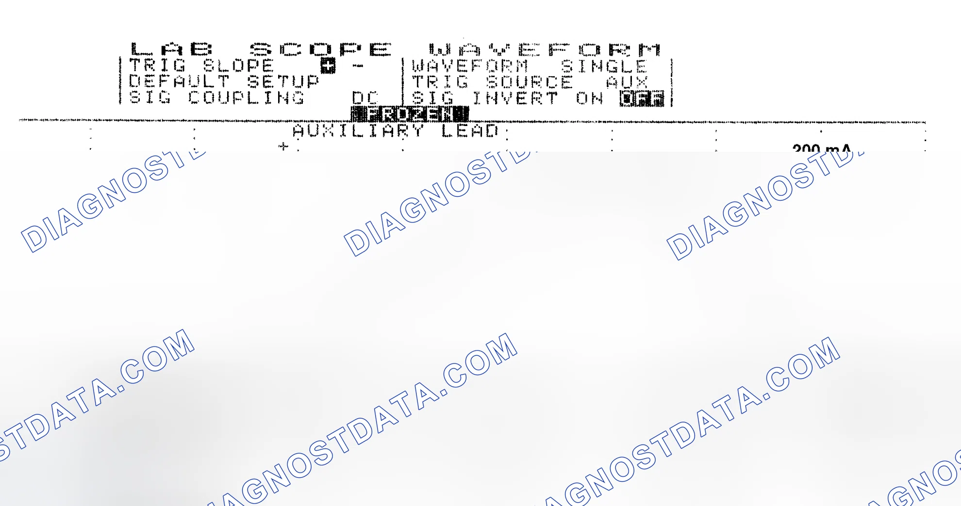 Scheme 13: Single Injector w/Normal Current Flow - Current Pattern