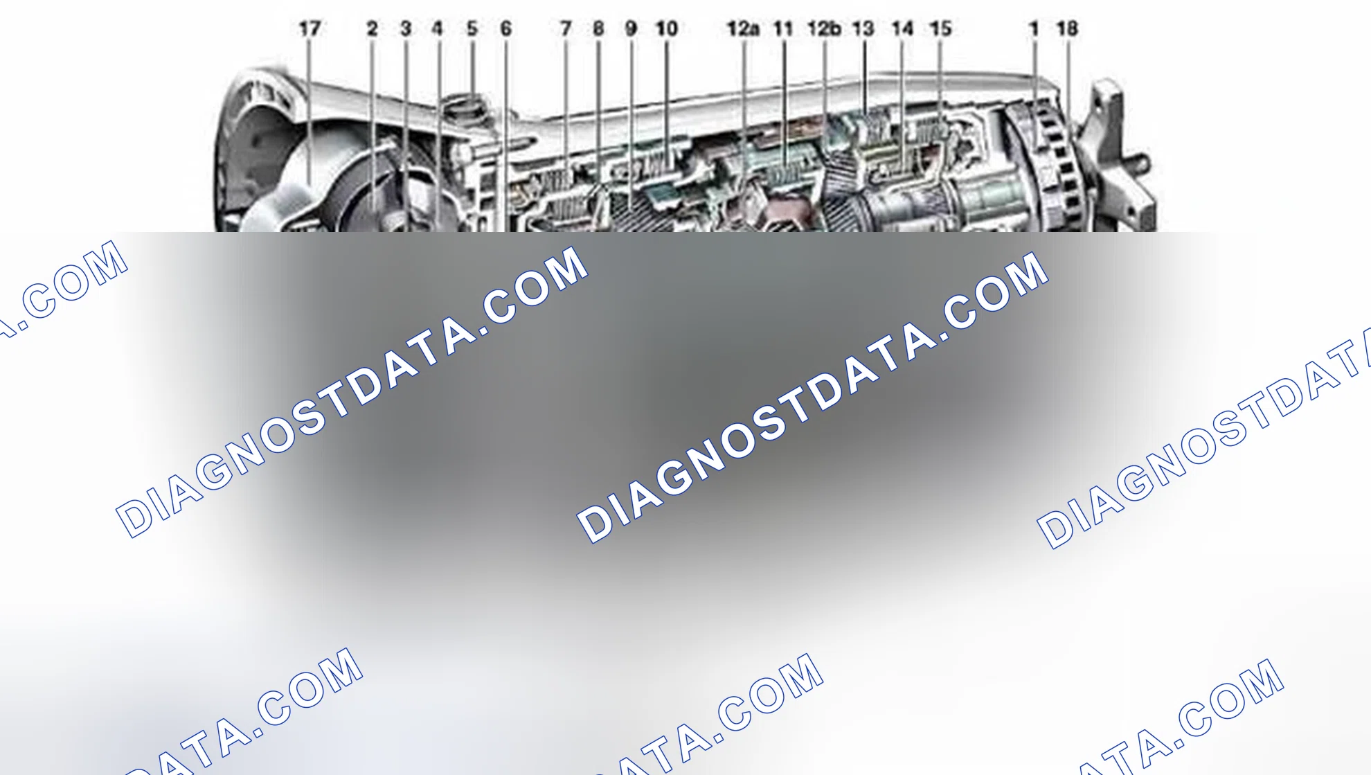 Fig. 201: Identifying Multi-Disk Brake - Transmission 722.9
