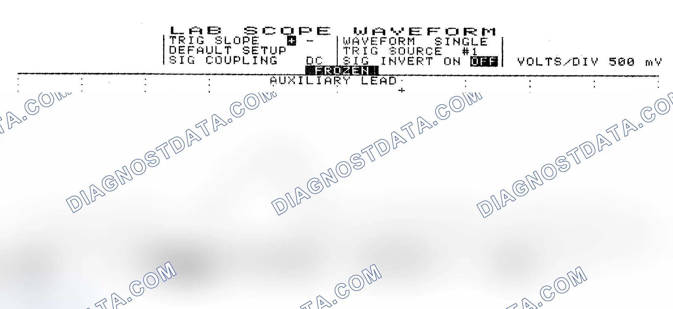 Scheme 10: Single Injector w/Excessive Current Flow - Current Pattern