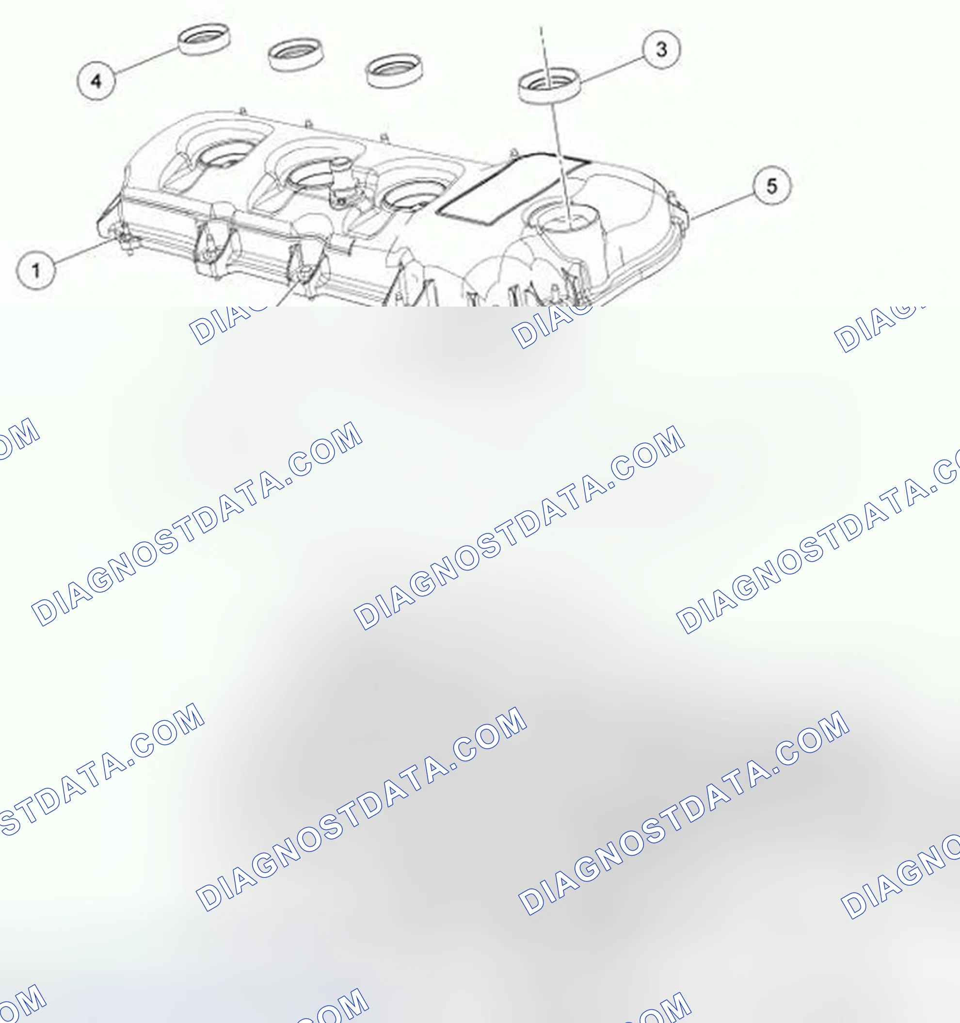 Scheme 480: Valve Cover - RH (View 2 of 2)