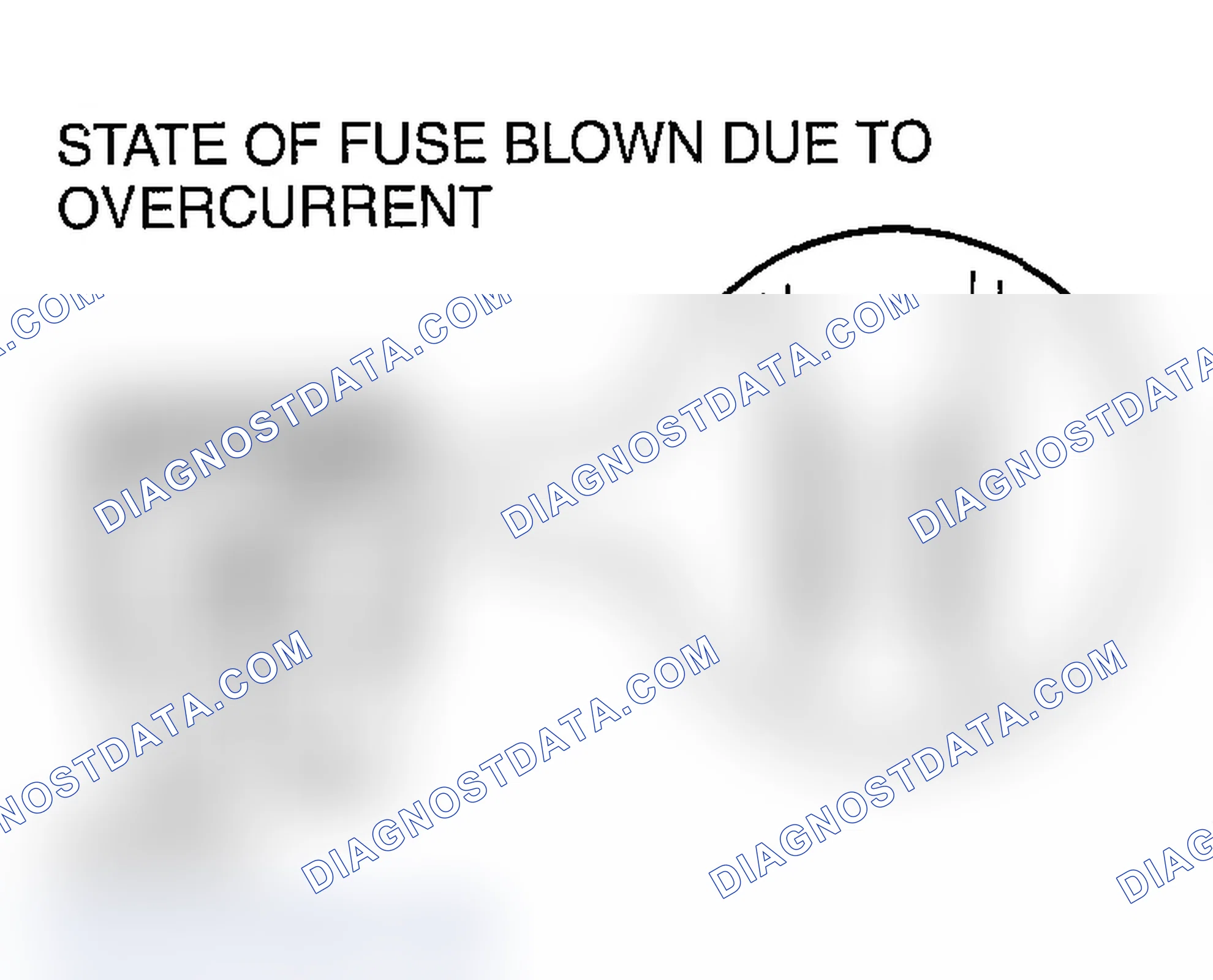 Scheme 325: CAUTIONS IN EVENT OF BLOWN FUSE