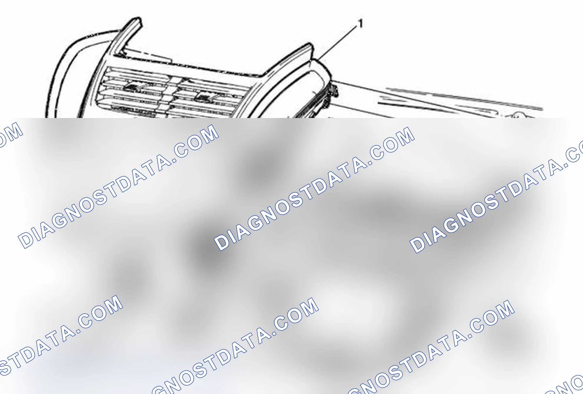 Scheme 104: Instrument Panel Trim Plate Replacement (Trax)