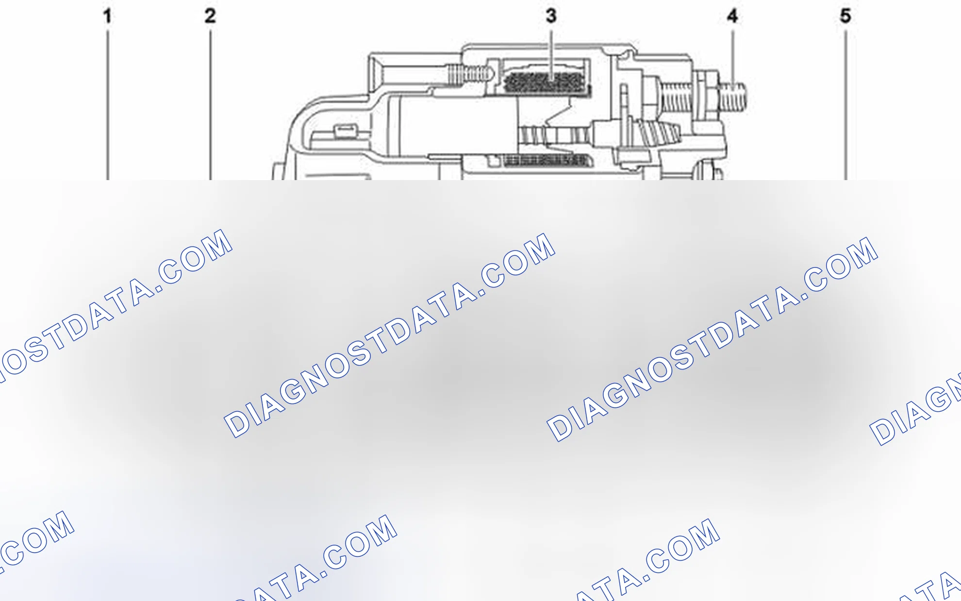 Scheme 57: EXPLODED VIEW OF THE STARTER MOTOR