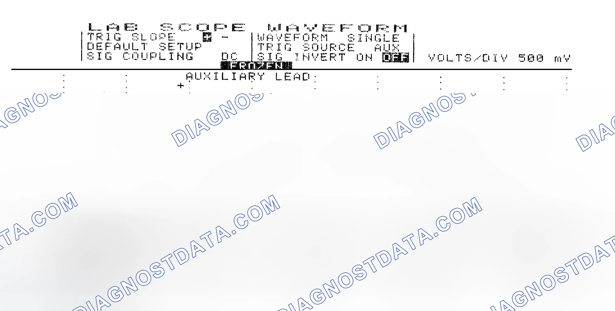 Scheme 14: Single Injector w/Excessive Current Flow - Current Pattern