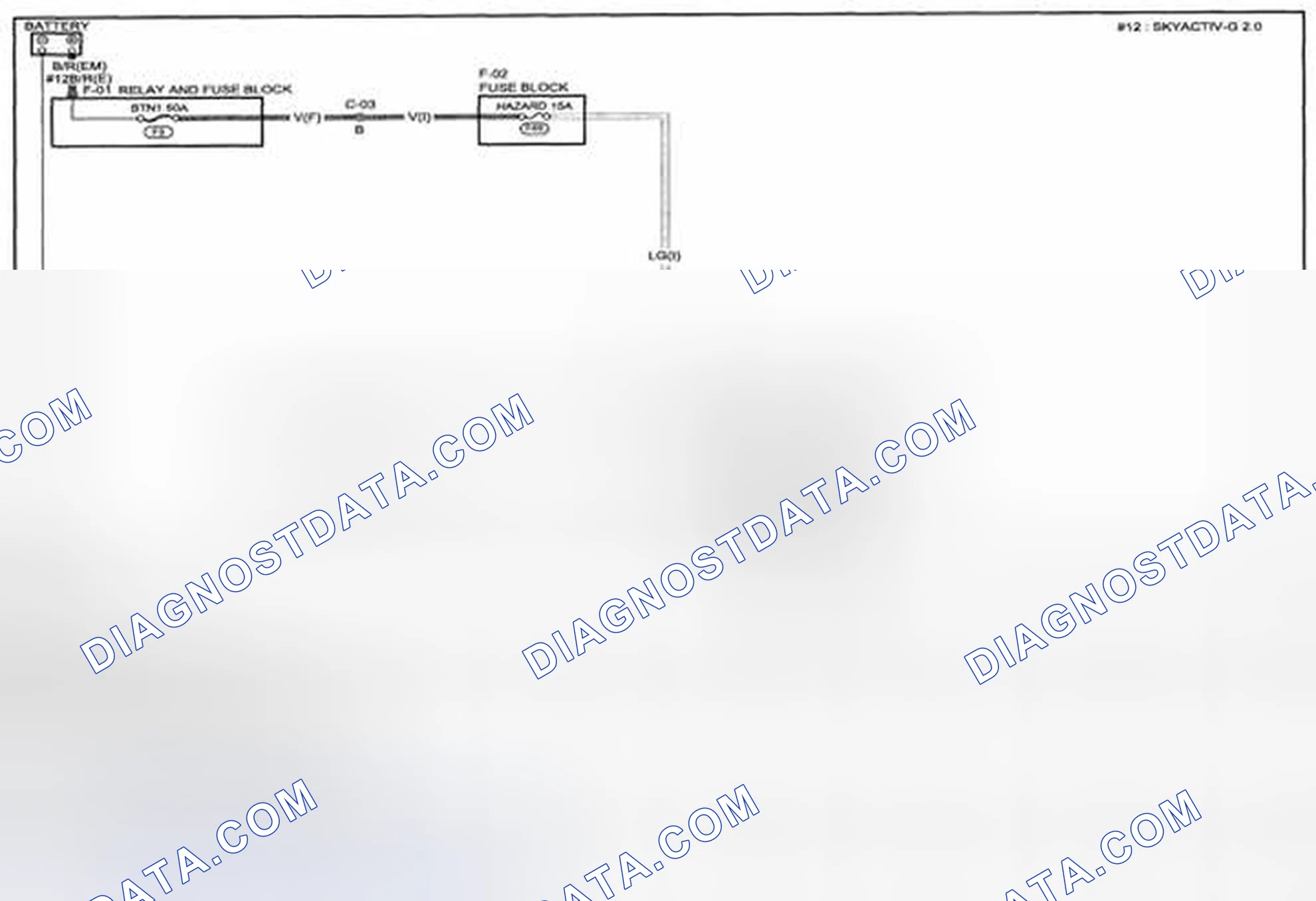 Scheme 90: Data Link Connector Wiring Diagram - 00D-A (1 Of 2)