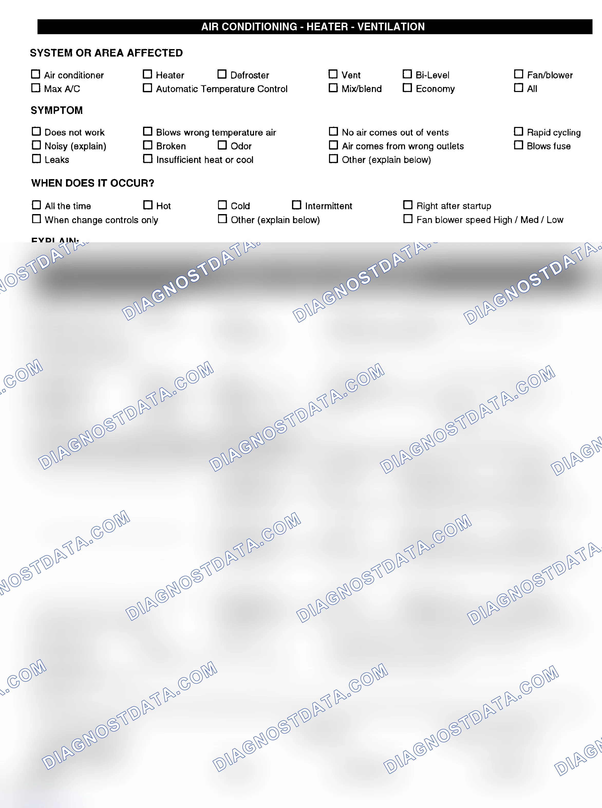 Scheme 4: Symptom Check List - Page 3