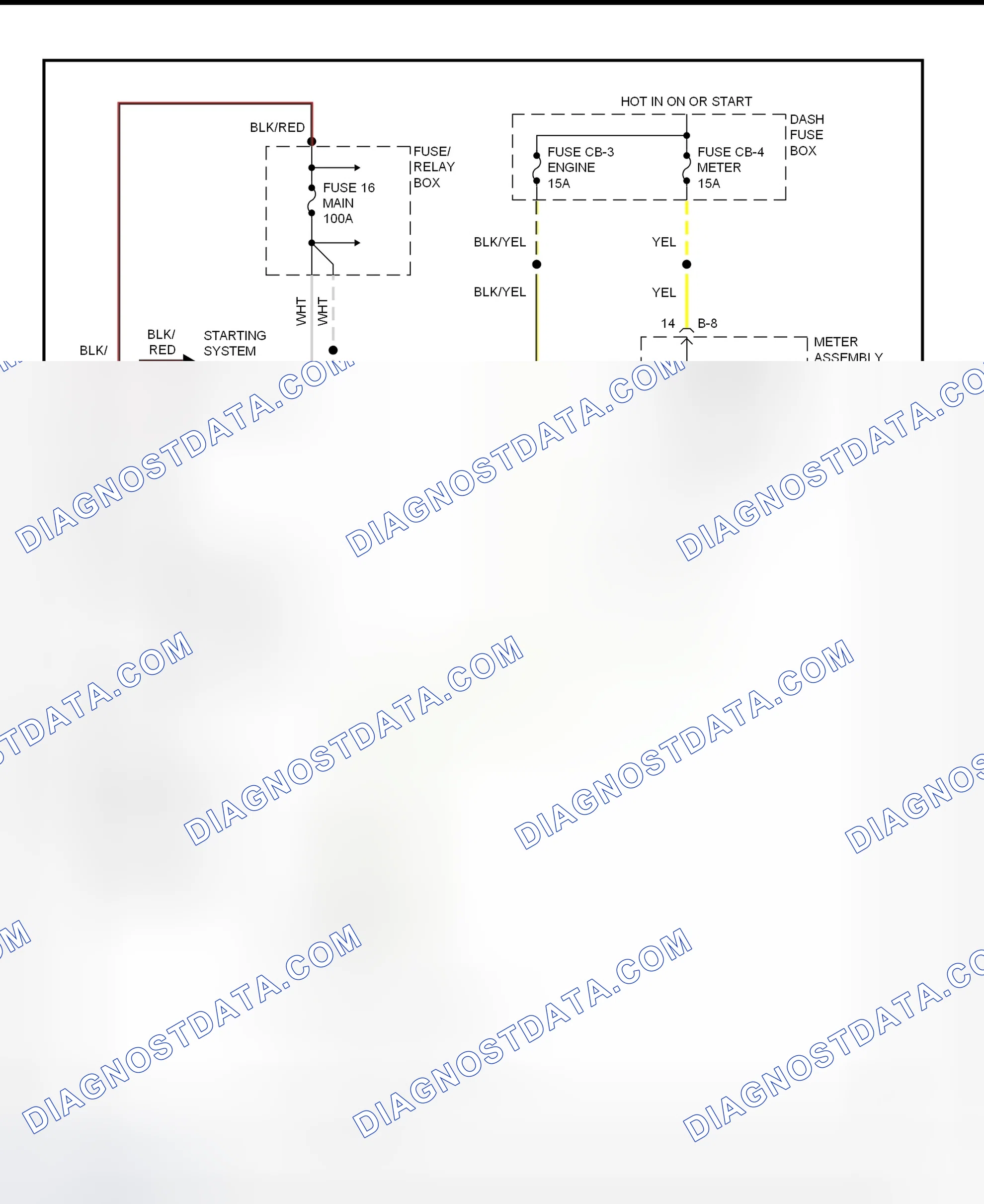Scheme 4: Charging System Wiring Diagram (VehiCROSS)