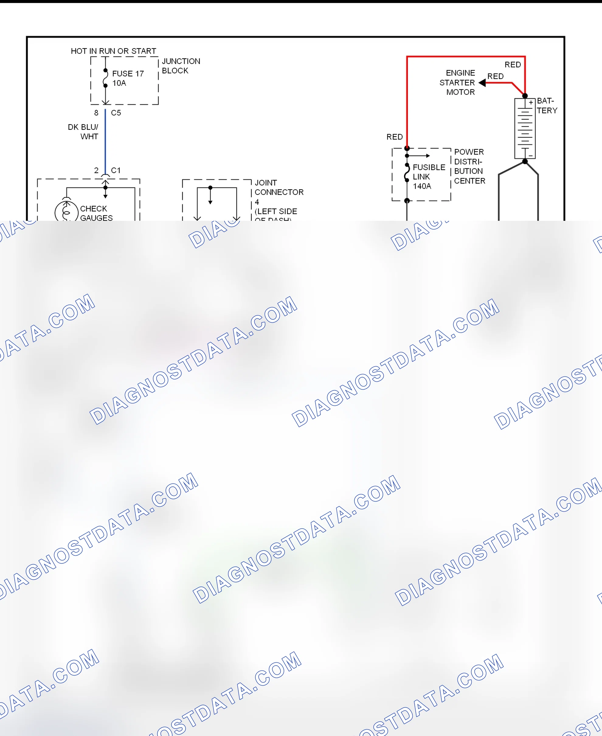 Scheme 2: Charging System Wiring Diagram (Durango)