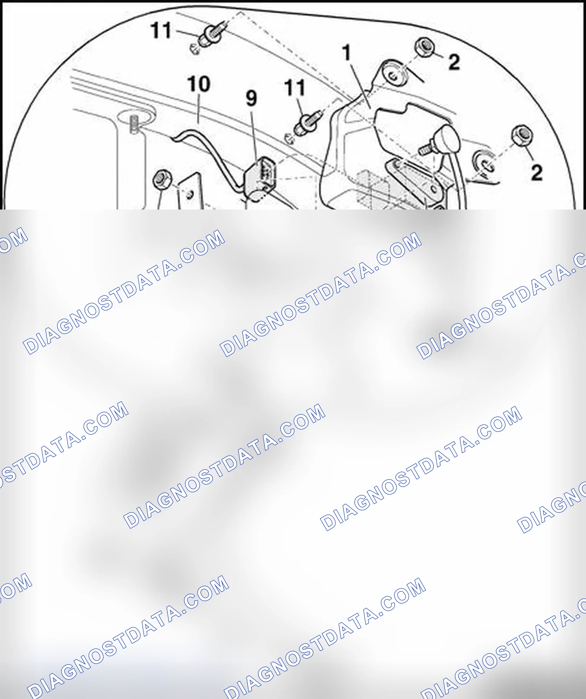 Scheme 883: Vehicle level sensor in vehicles with automatic headlight range control