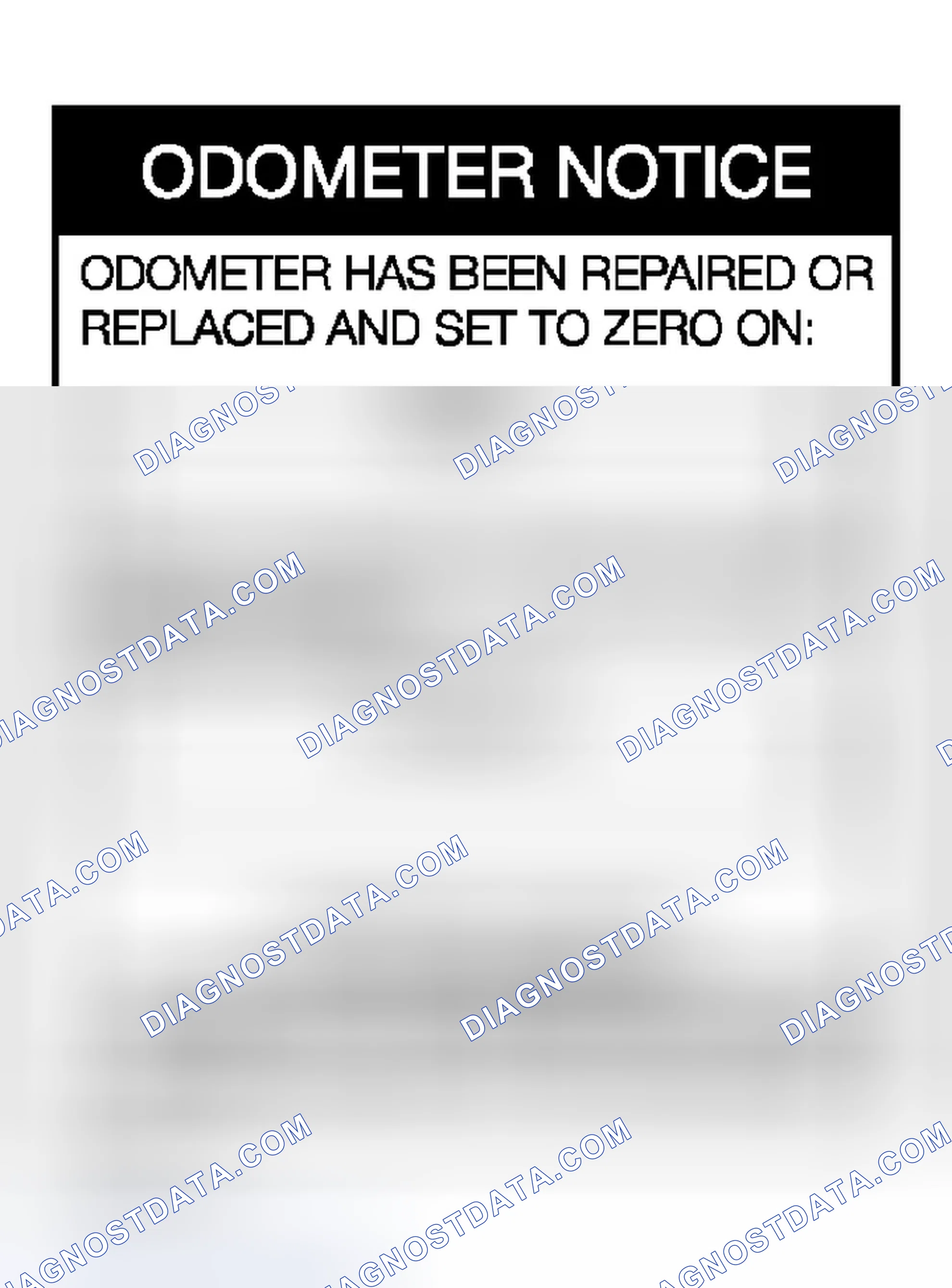 Scheme 258: Federal Odometer Disclosure Requirement 92-513