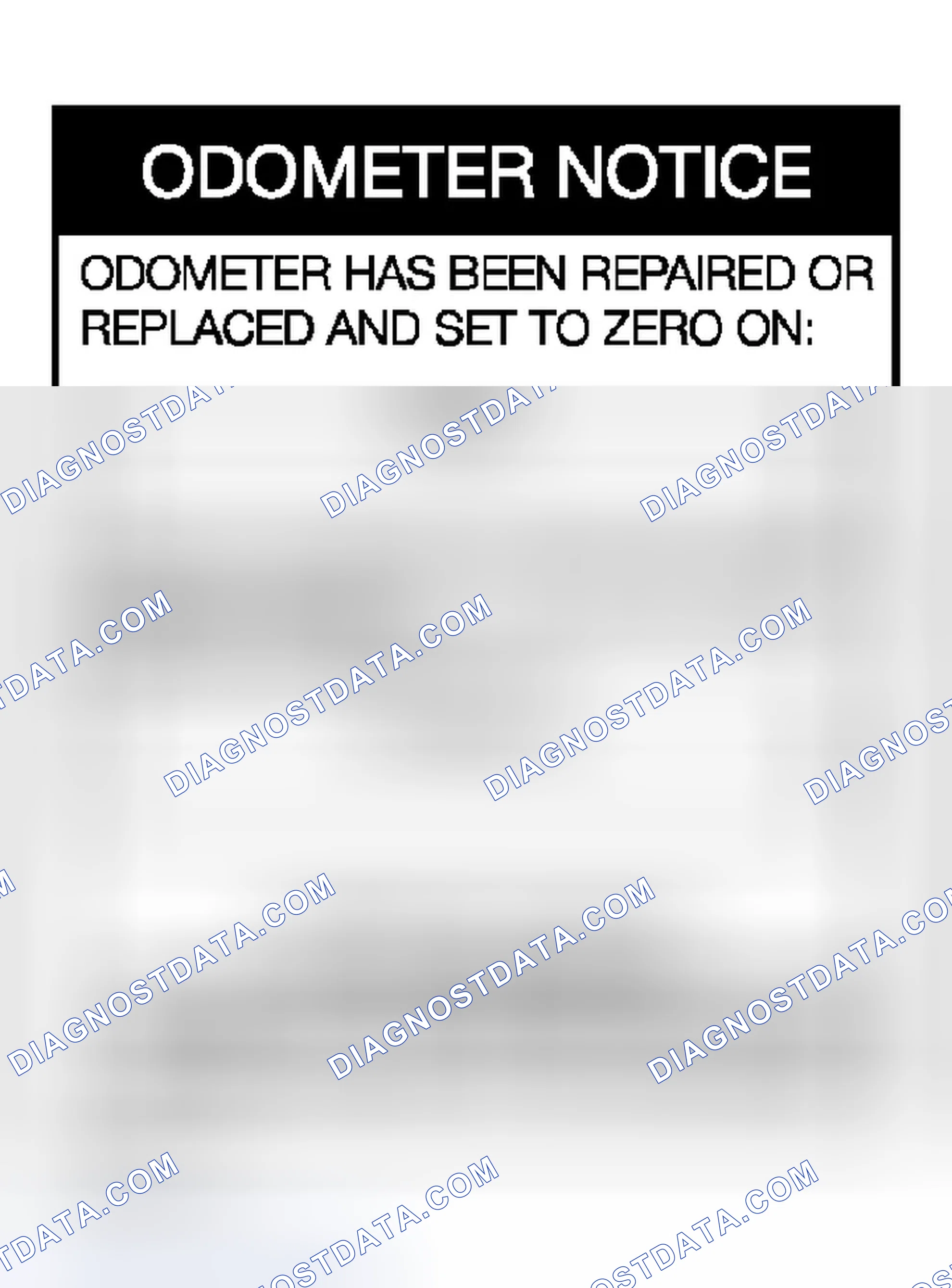 Scheme 258: Federal Odometer Disclosure Requirement 92-513