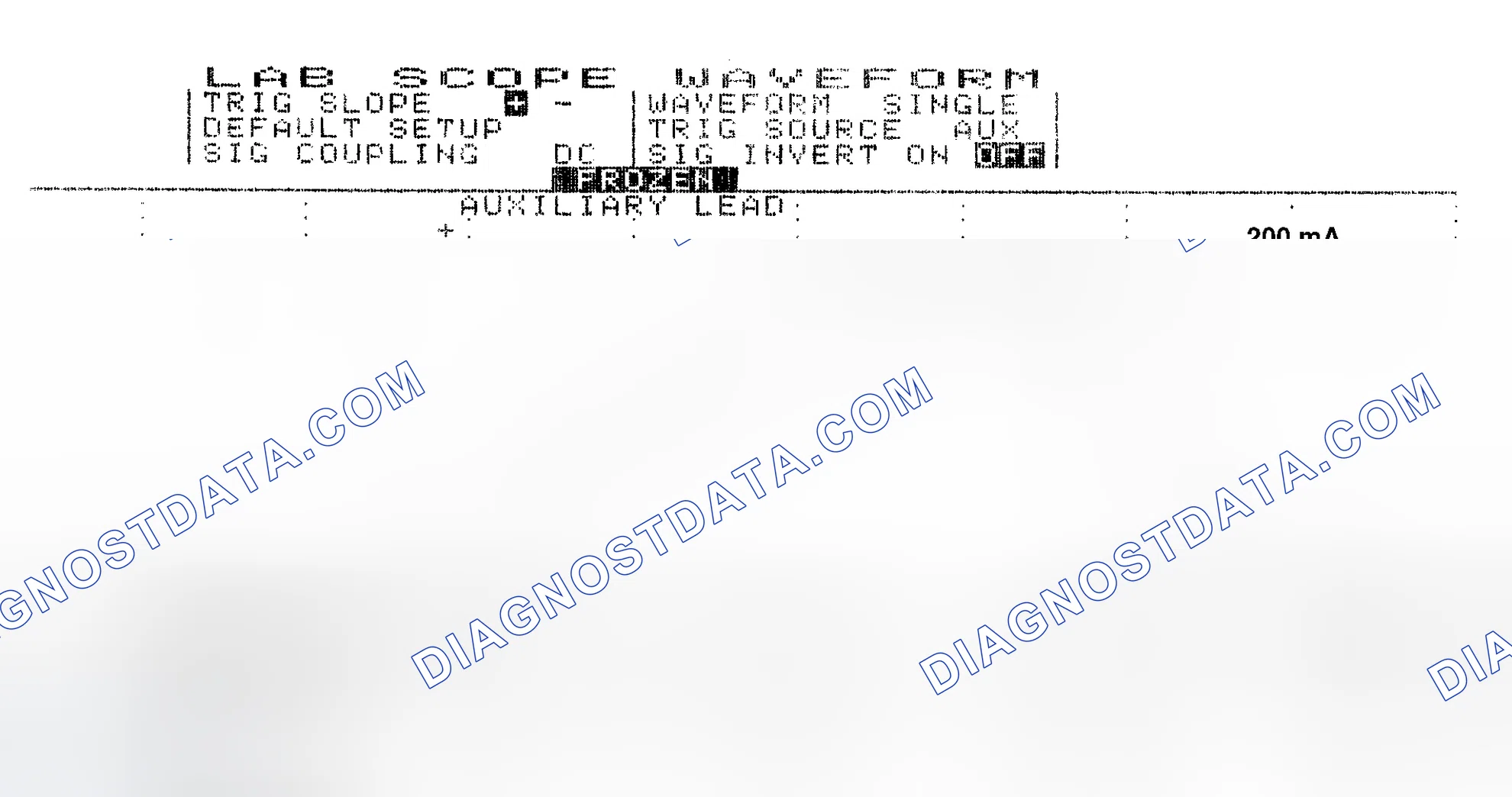 Scheme 13: Single Injector w/Normal Current Flow - Current Pattern