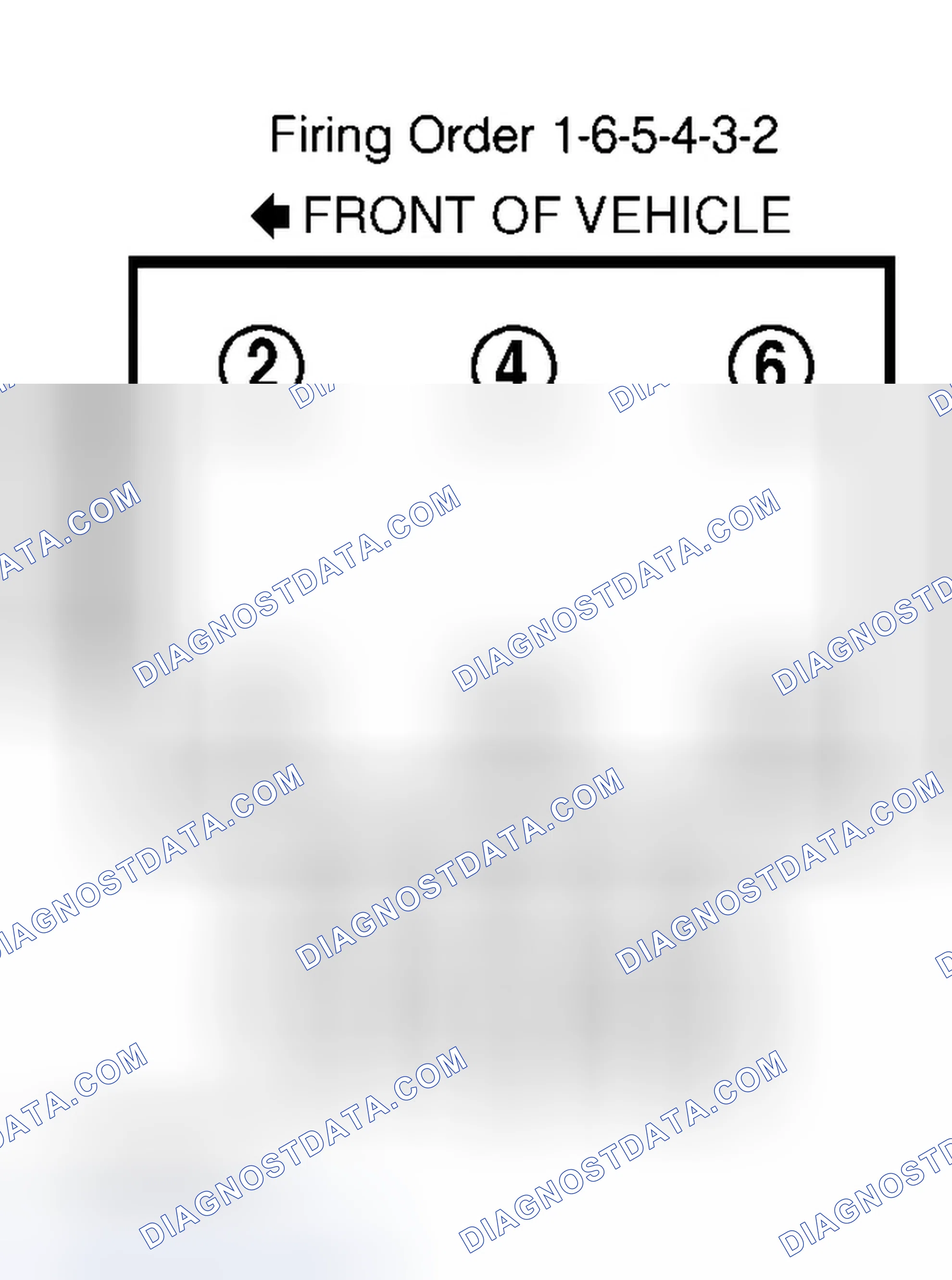 Scheme 5: Firing Order (3.8L - "F" Body)
