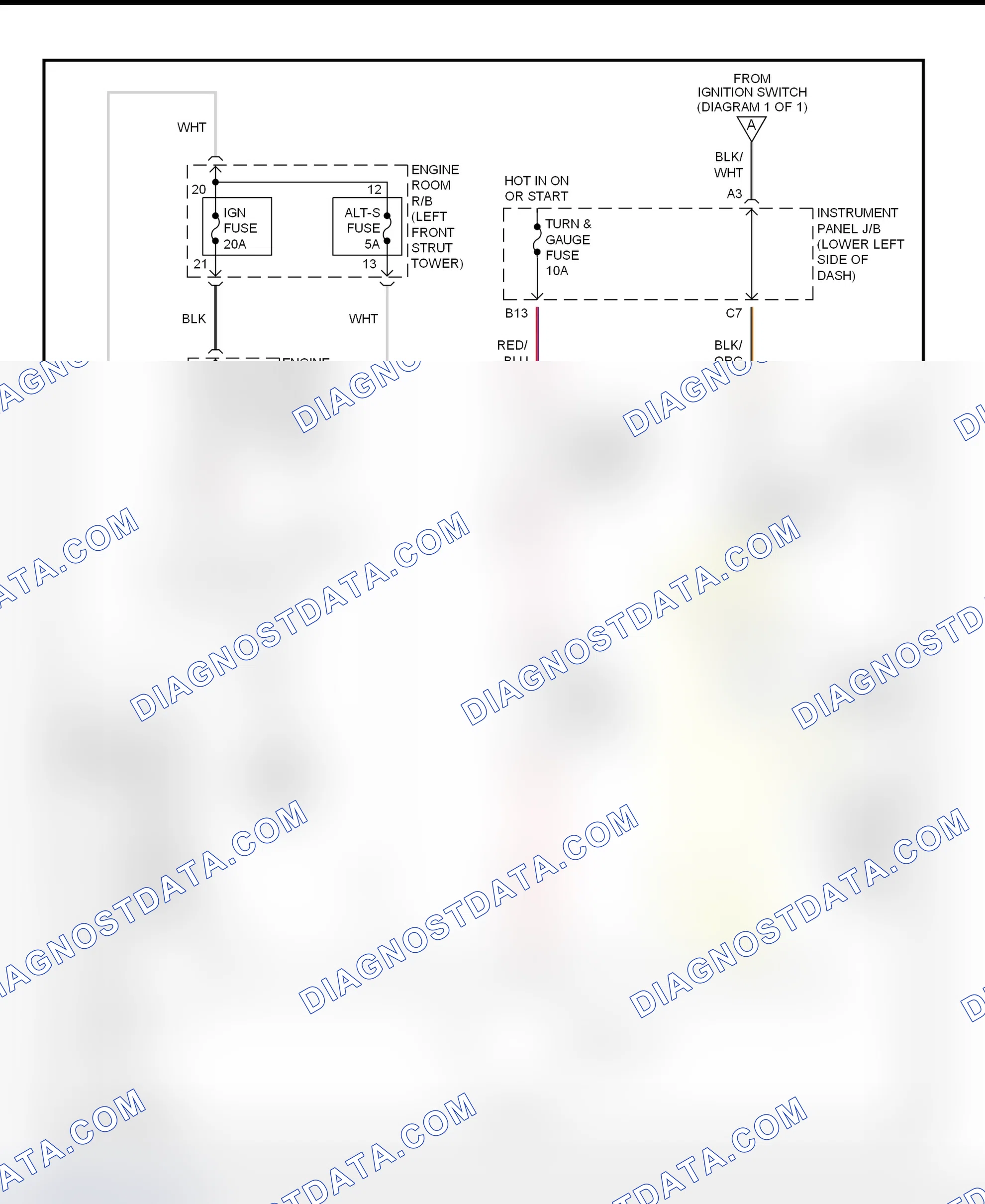 Scheme 16: Charging System Wiring Diagram (RAV4)
