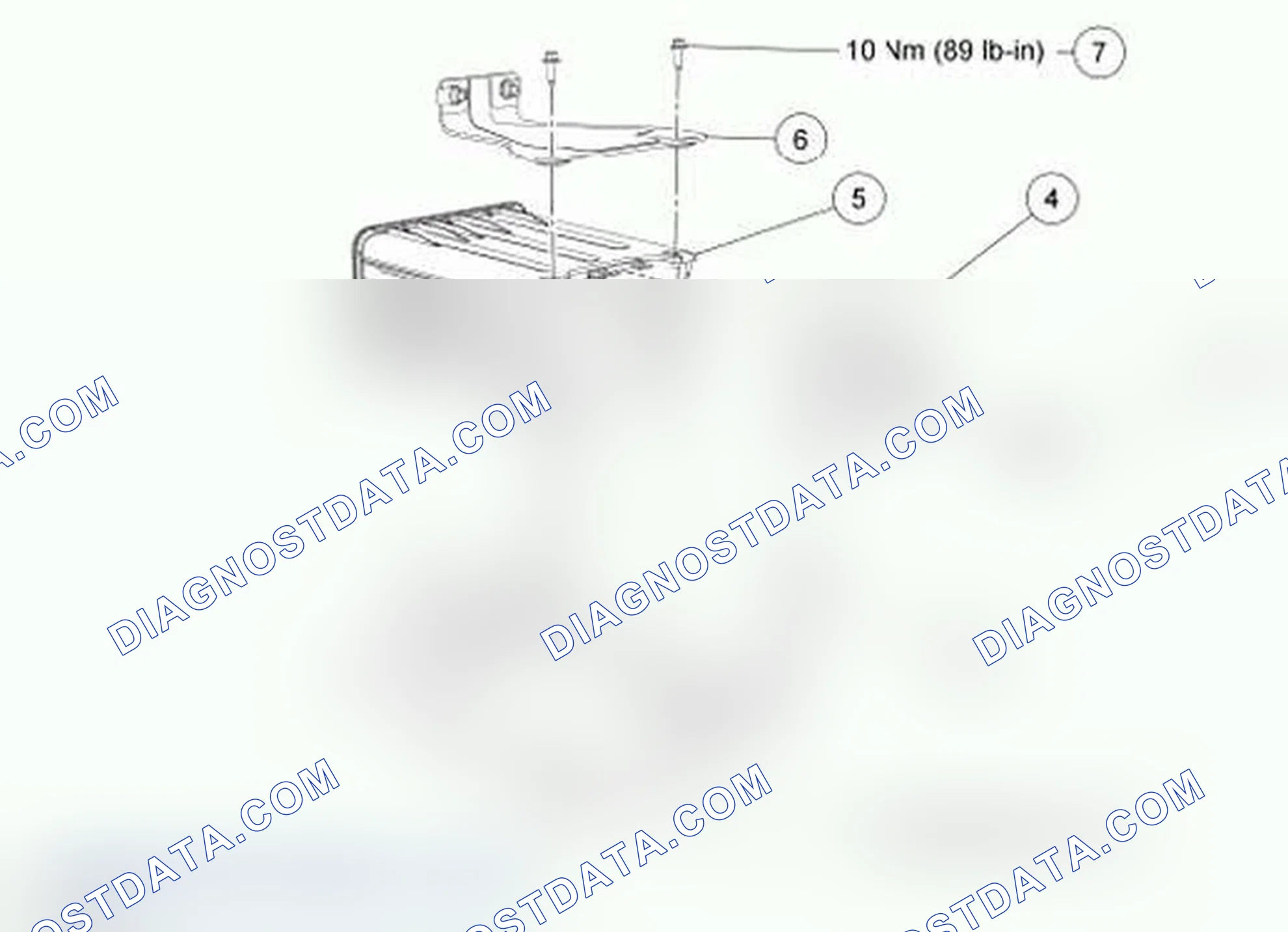 Scheme 125: Aft-of-Axle Fuel Tank Evaporative Emission (EVAP) Canister, Bracket, Vent Solenoid and Dust Separato