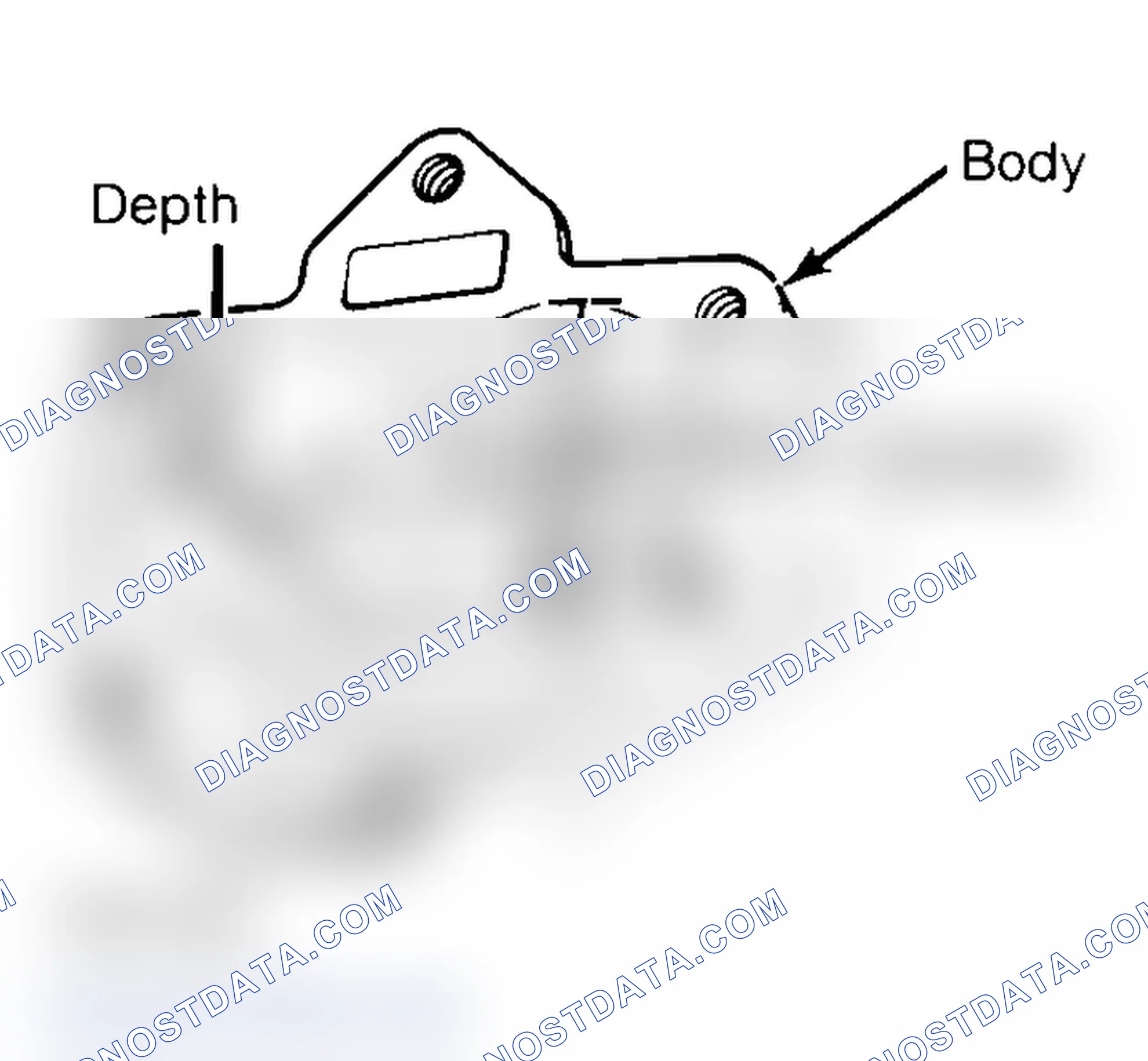 Scheme 35: Measuring Oil Pump Gear Cavity