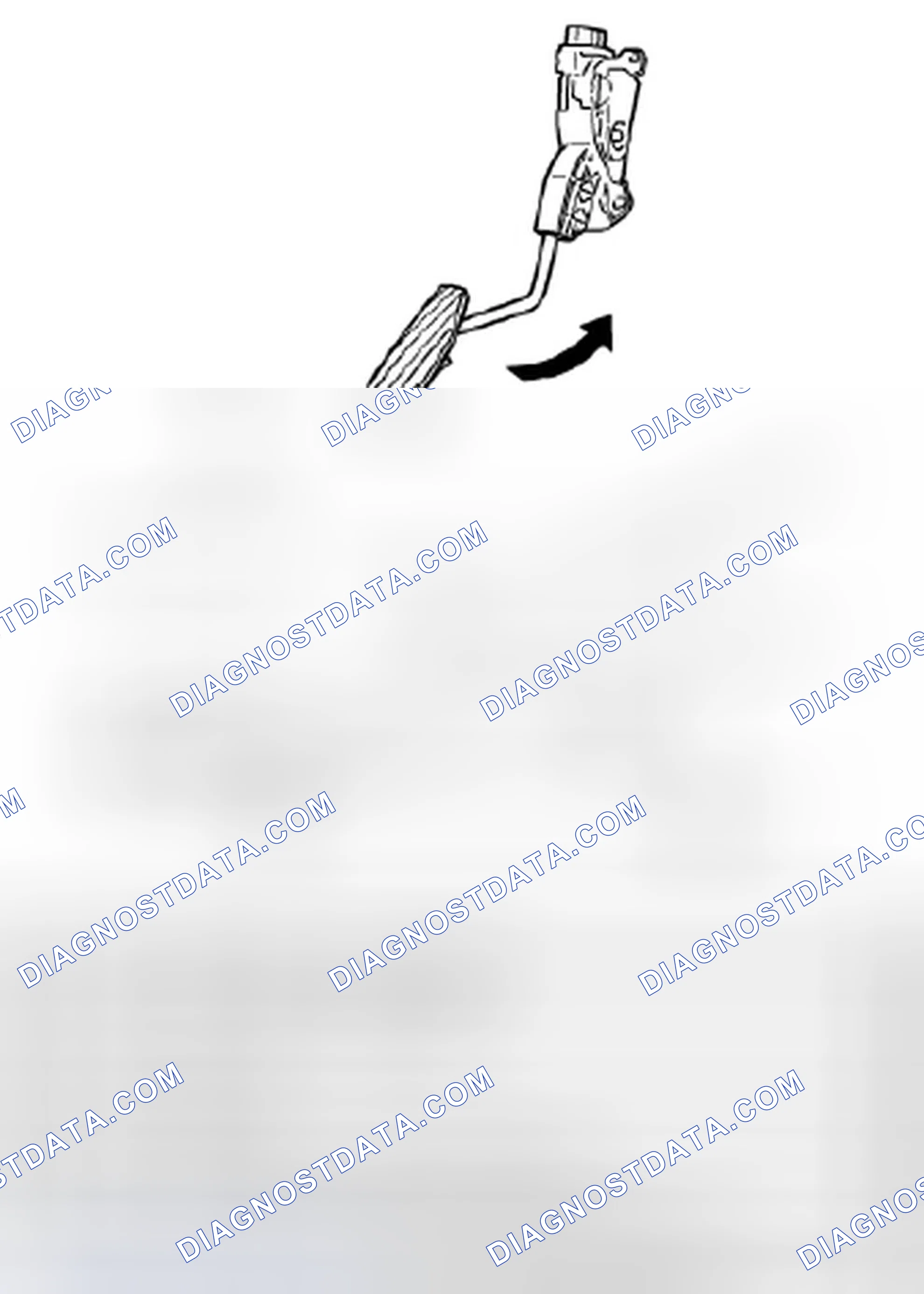 Scheme 1: Accelerator Pedal Position (APP) Sensor Assembly On-Vehicle Inspection