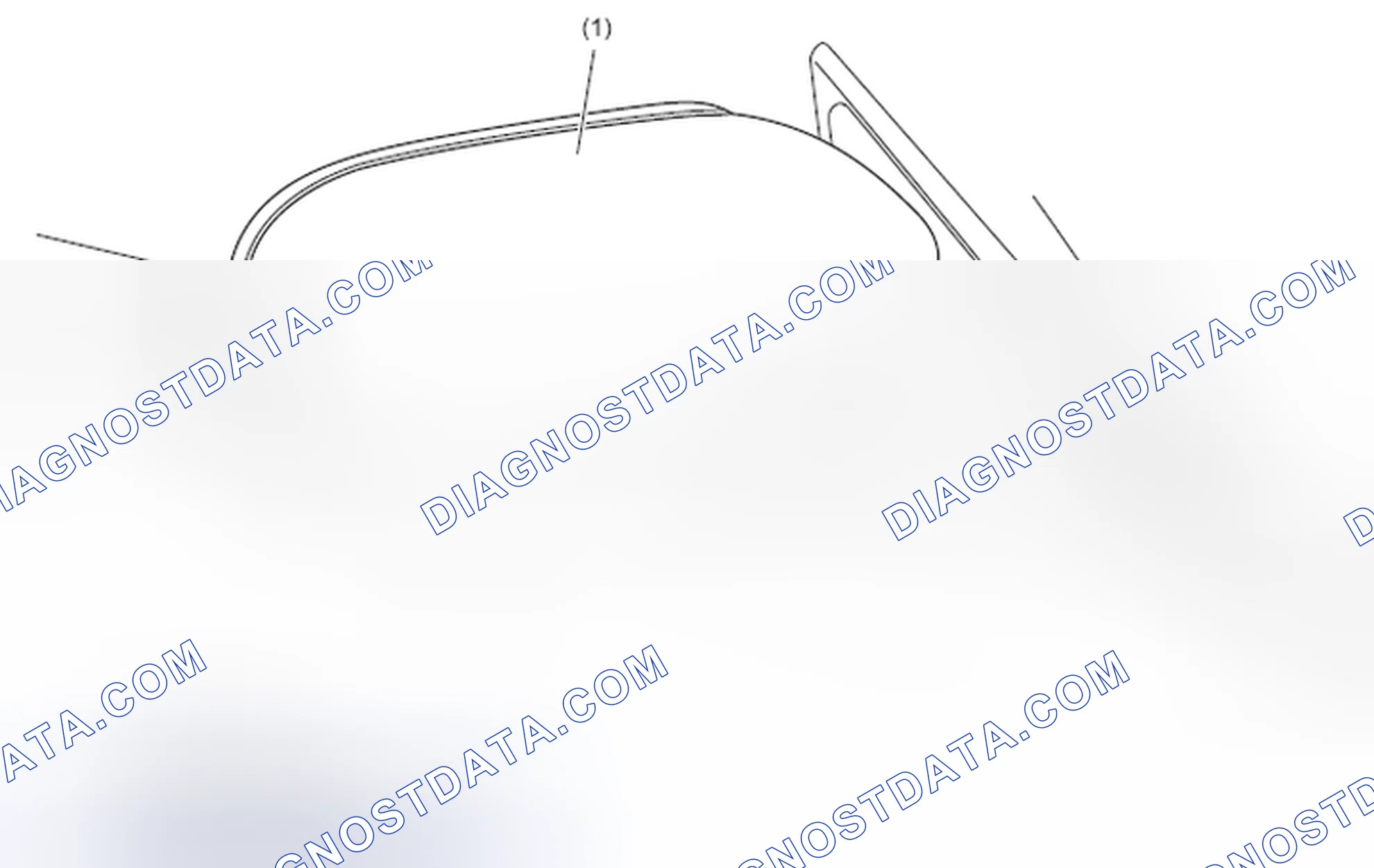 Scheme 4: Identifying Door Mirror Scalp Cap, Groove And Side Turn Signal Light