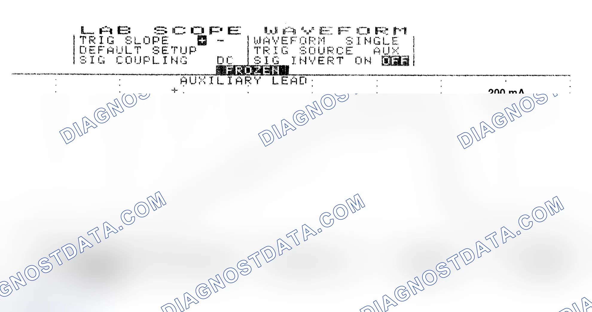 Scheme 13: Single Injector w/Normal Current Flow - Current Pattern