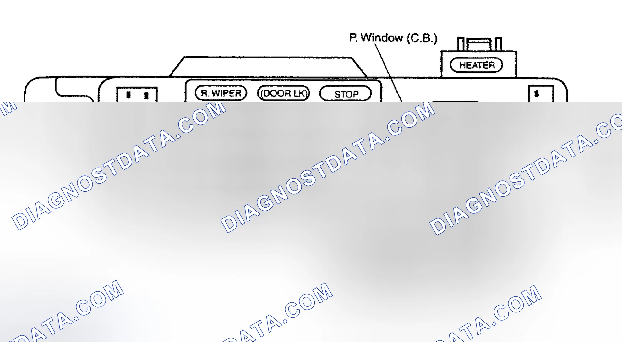 Scheme 1: INSTRUMENT PANEL FUSE PANEL IDENTIFICATION - SEDAN/WAGON