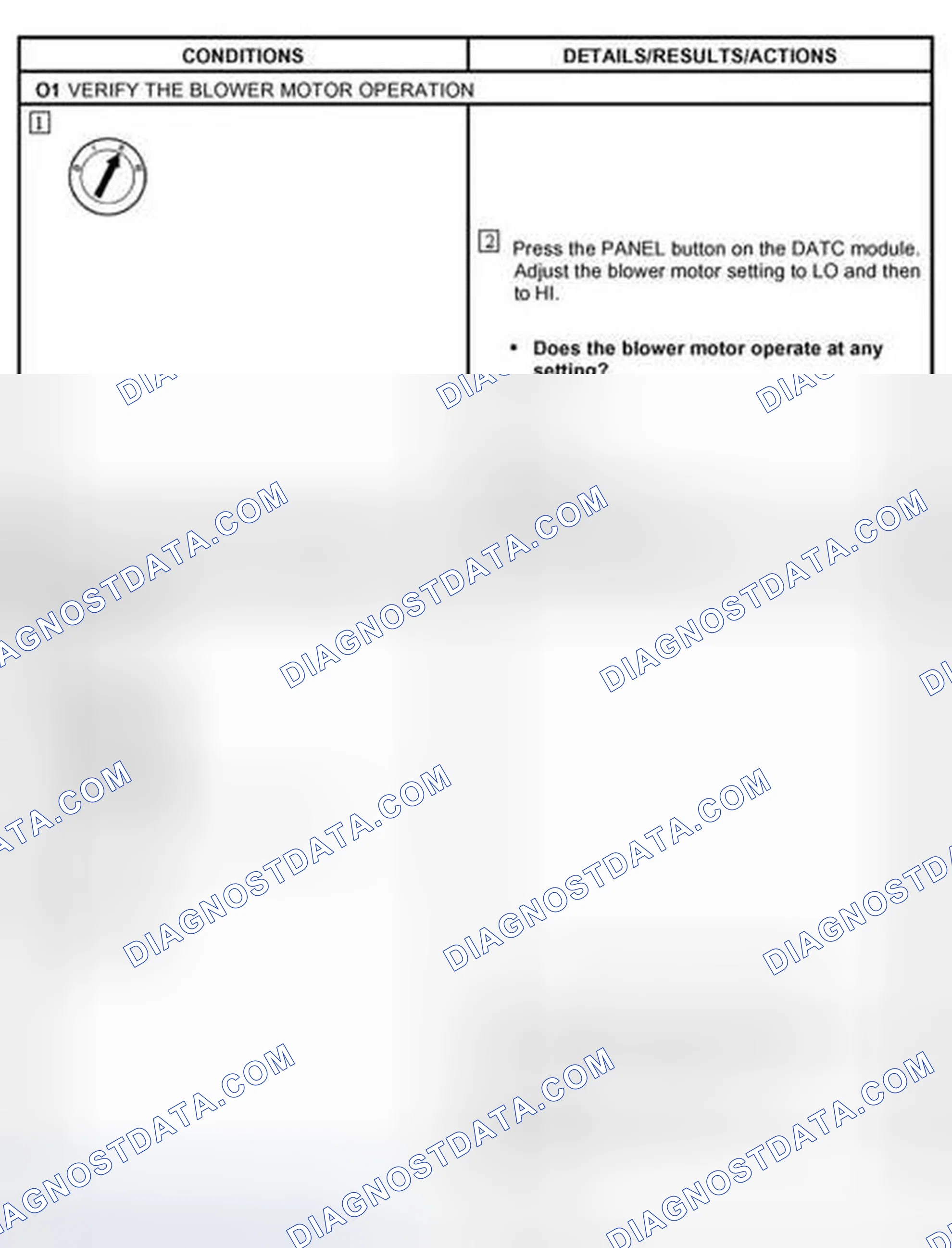 Scheme 76: PINPOINT TEST O: THE BLOWER MOTOR DOES NOT OPERATE CORRECTLY