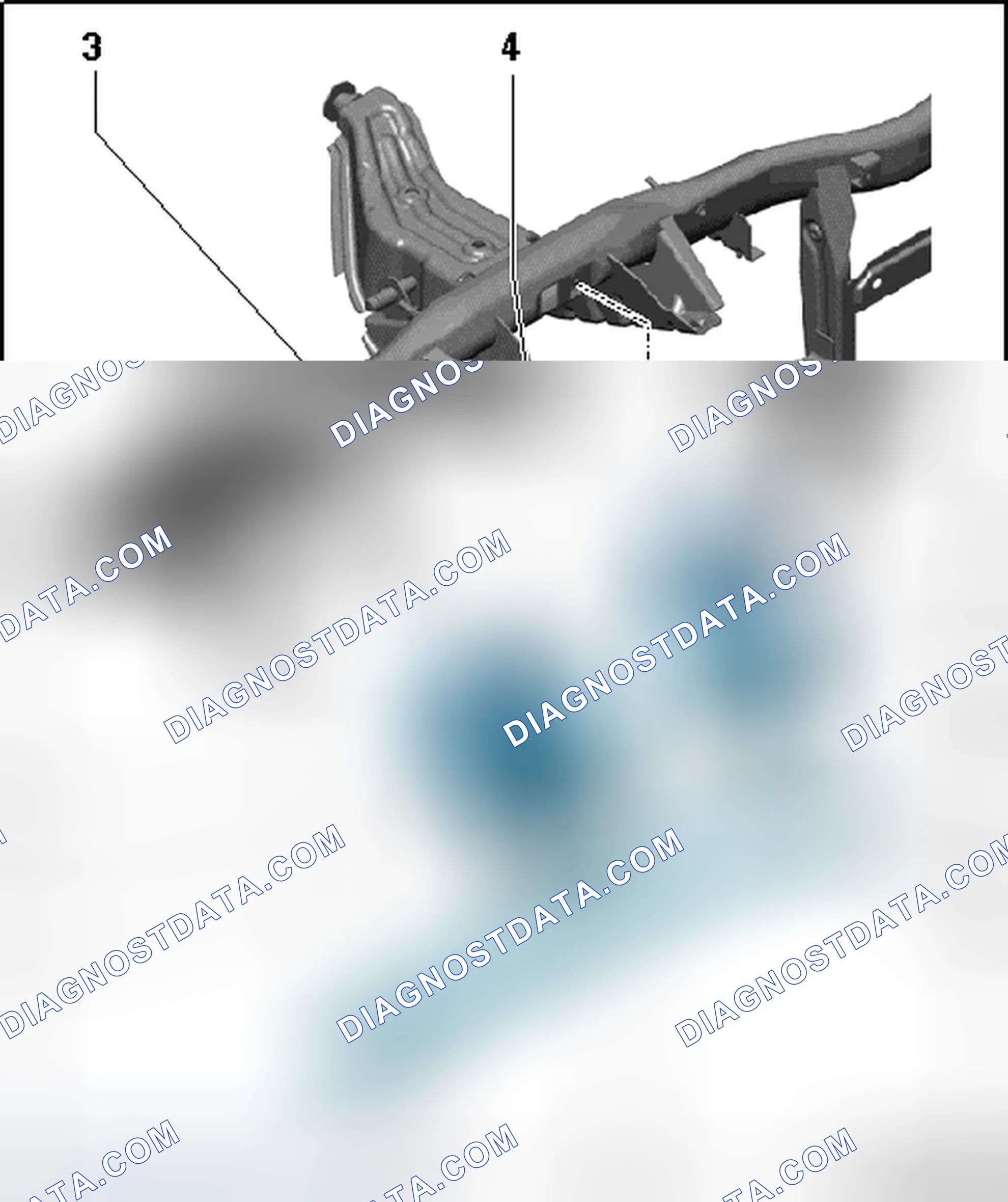 Scheme 3: DRIVER SIDE KNEE BAR ASSEMBLY OVERVIEW