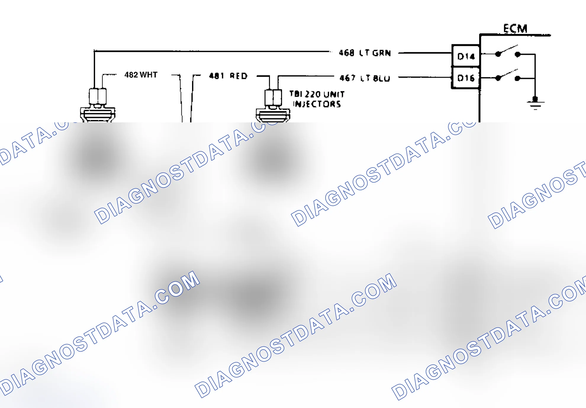 Scheme 143: Fuel System (4.3L CPI)