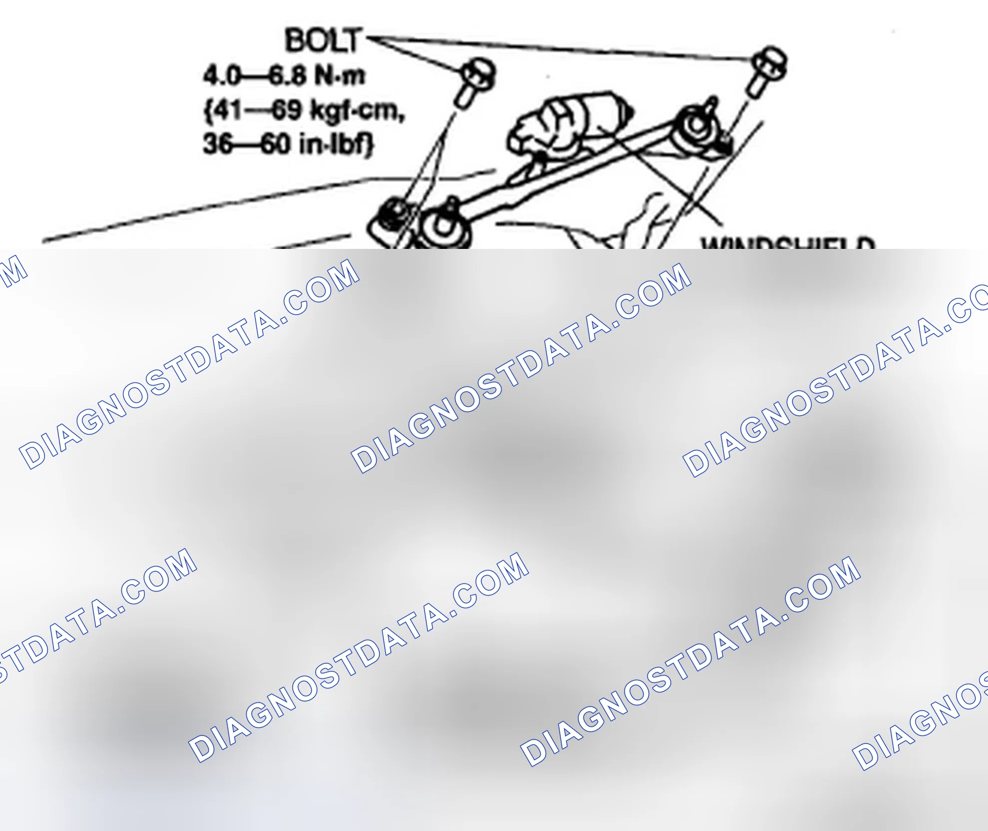 Scheme 5: WINDSHIELD WIPER MOTOR REMOVAL/INSTALLATION