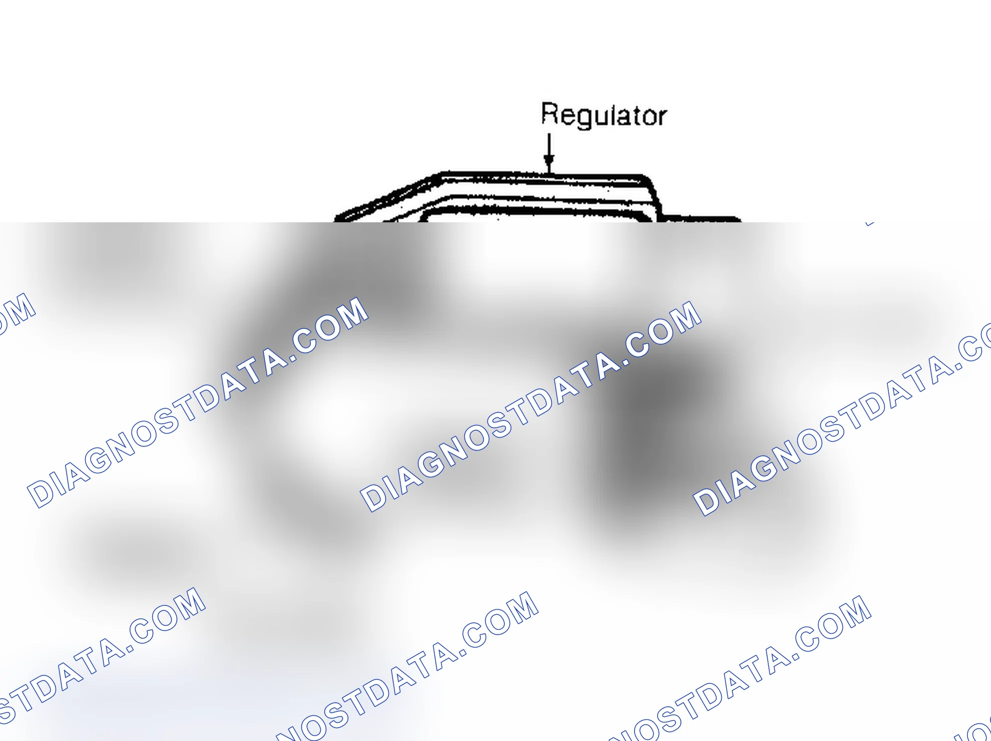 Scheme 8: Identifying Brush Holder, Regulator & Regulator Connector Assembly Connections (Model CS144)