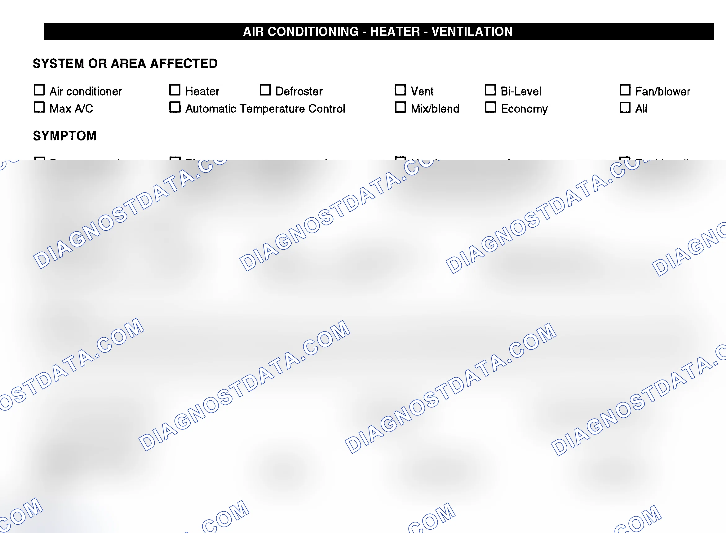 Scheme 8: Air Conditioning, Heater & Ventilation