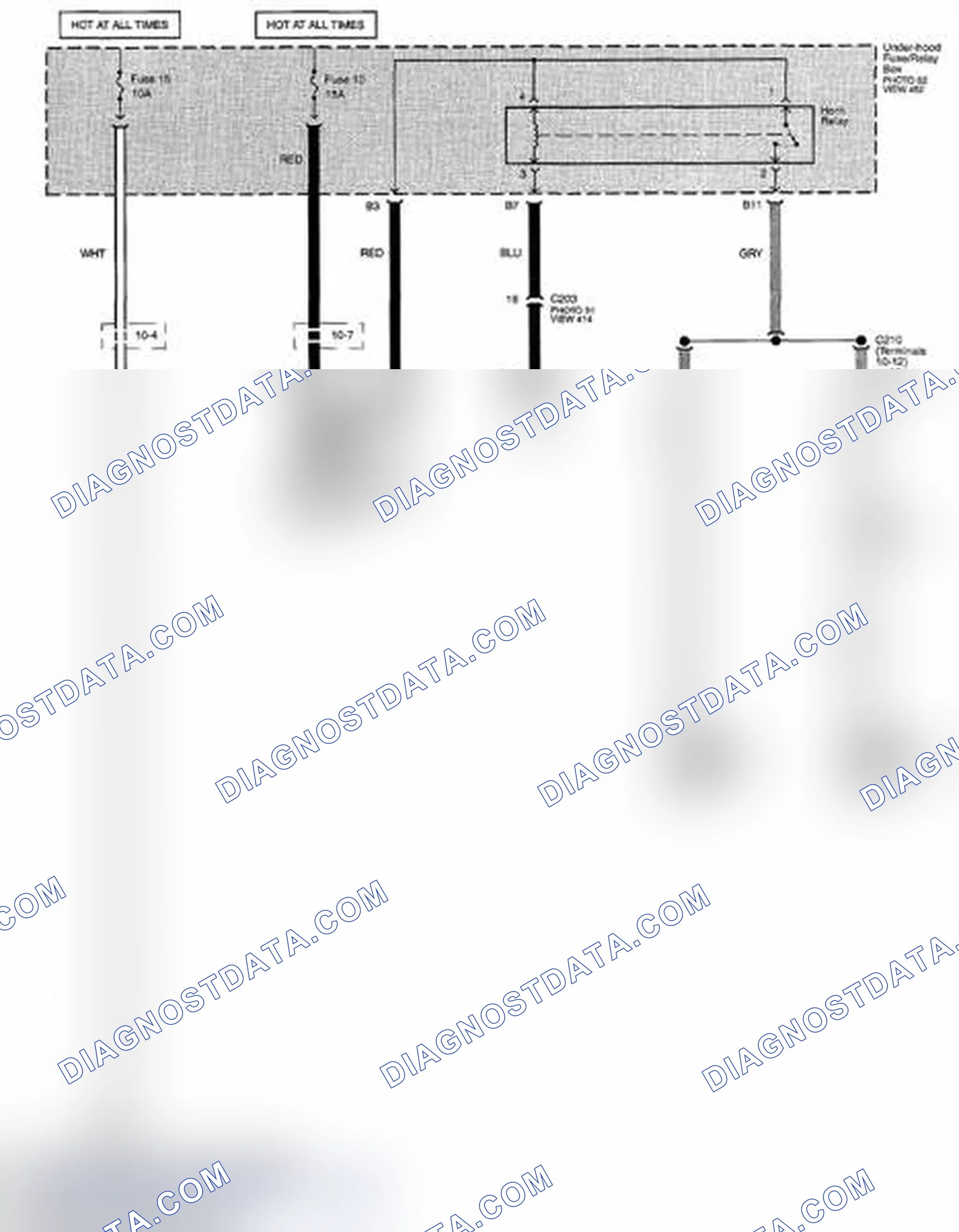 Scheme 280: Keyless Entry System/Power Door Lock System/Security System Circuit Diagram (Page 130-7)