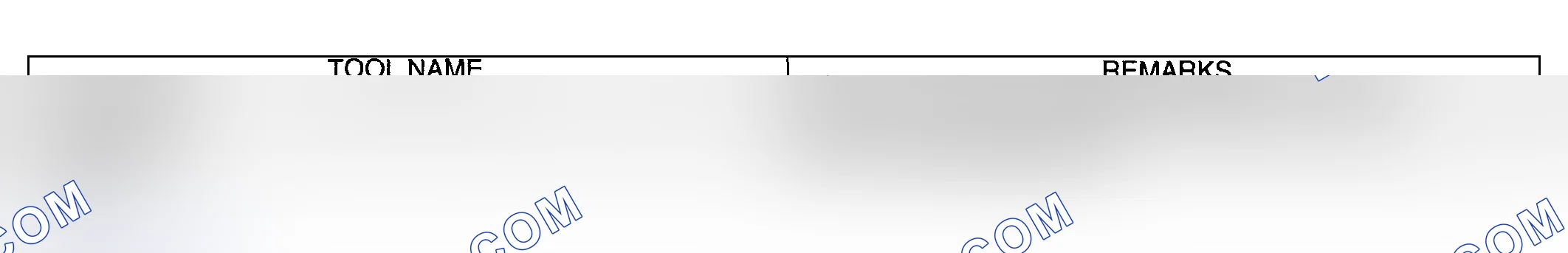 Scheme 573: GENERAL PURPOSE TOOLS