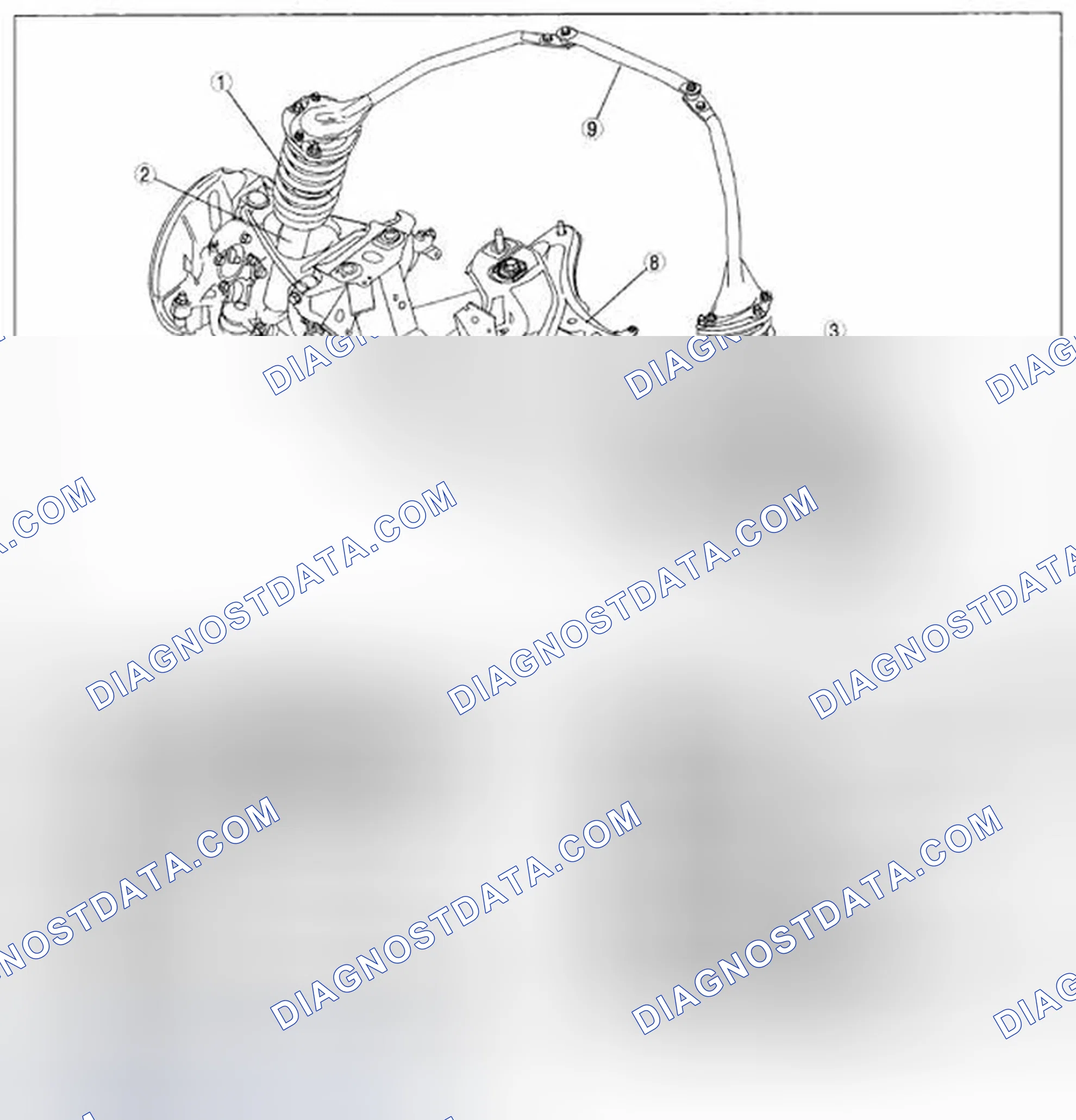 Scheme 1: FRONT SUSPENSION LOCATION INDEX