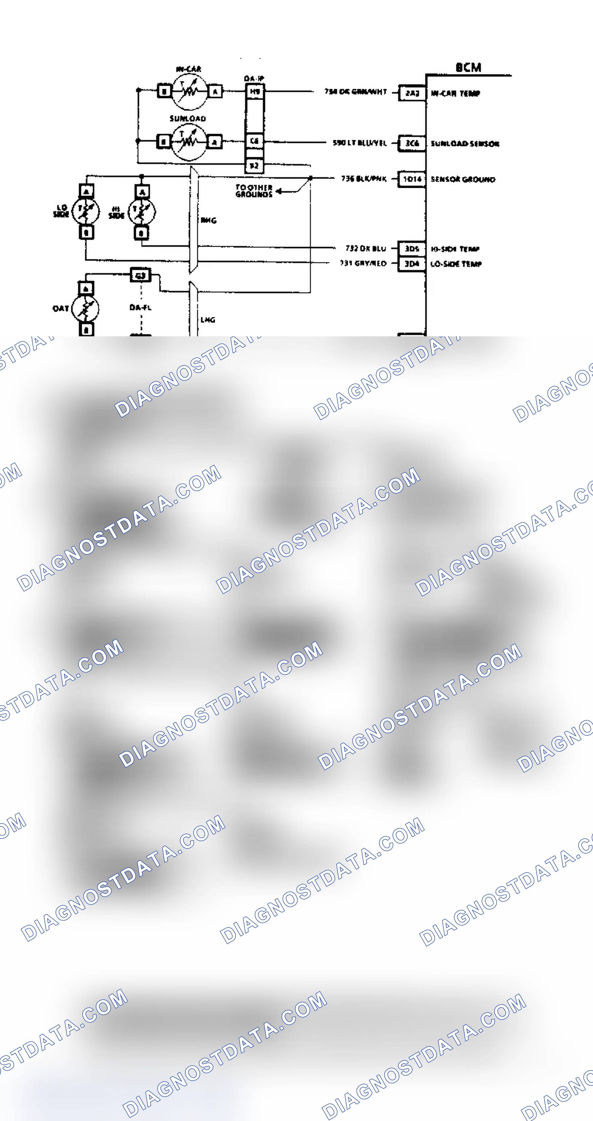 Scheme 4: A/C High Side Temperature Sensor Circuit
