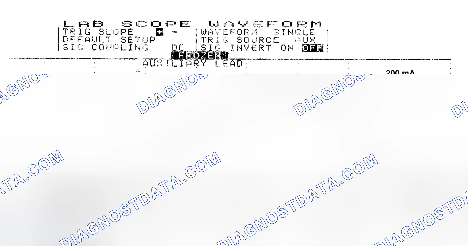 Scheme 13: Single Injector w/Normal Current Flow - Current Pattern